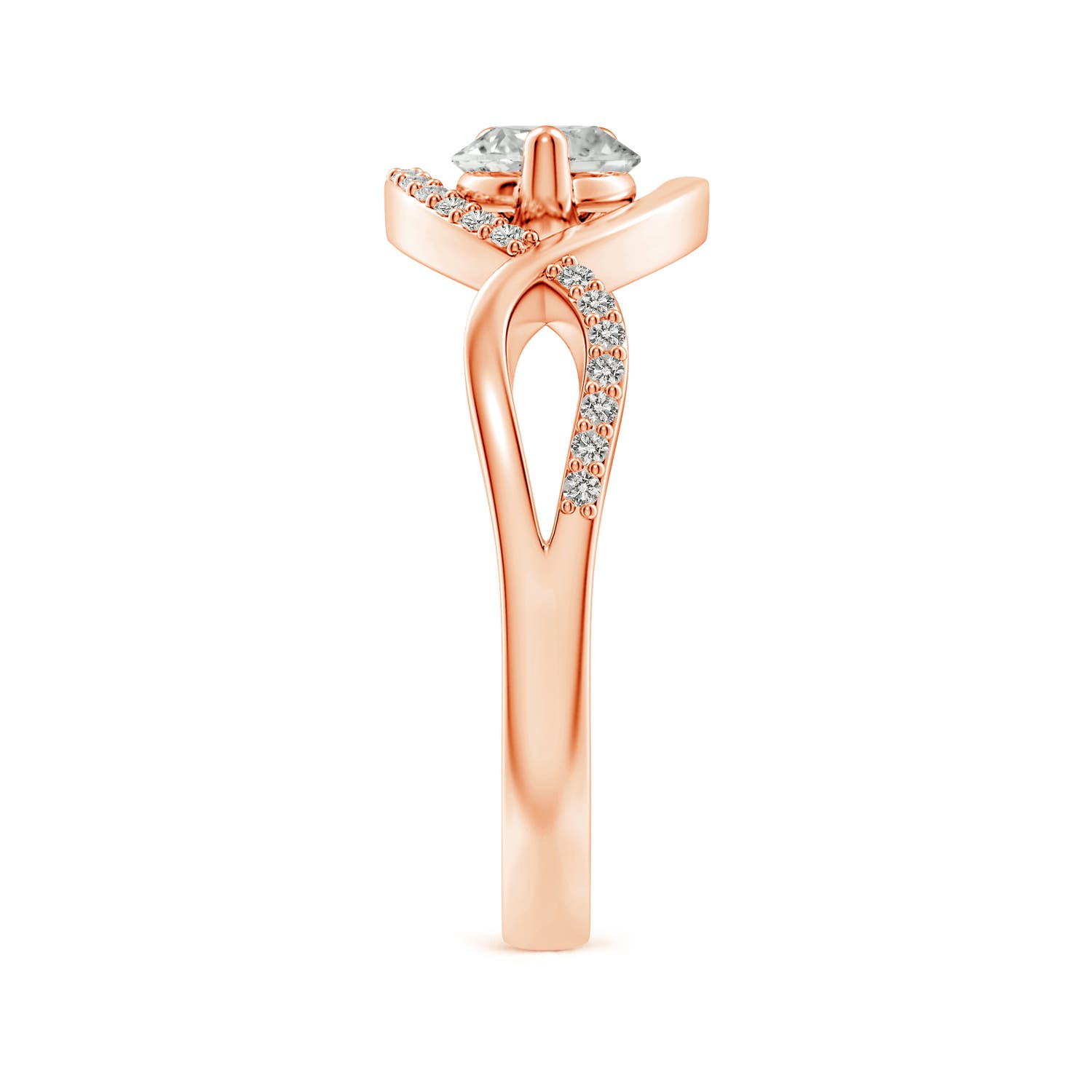 K, I3 / 1.09 CT / 14 KT Rose Gold