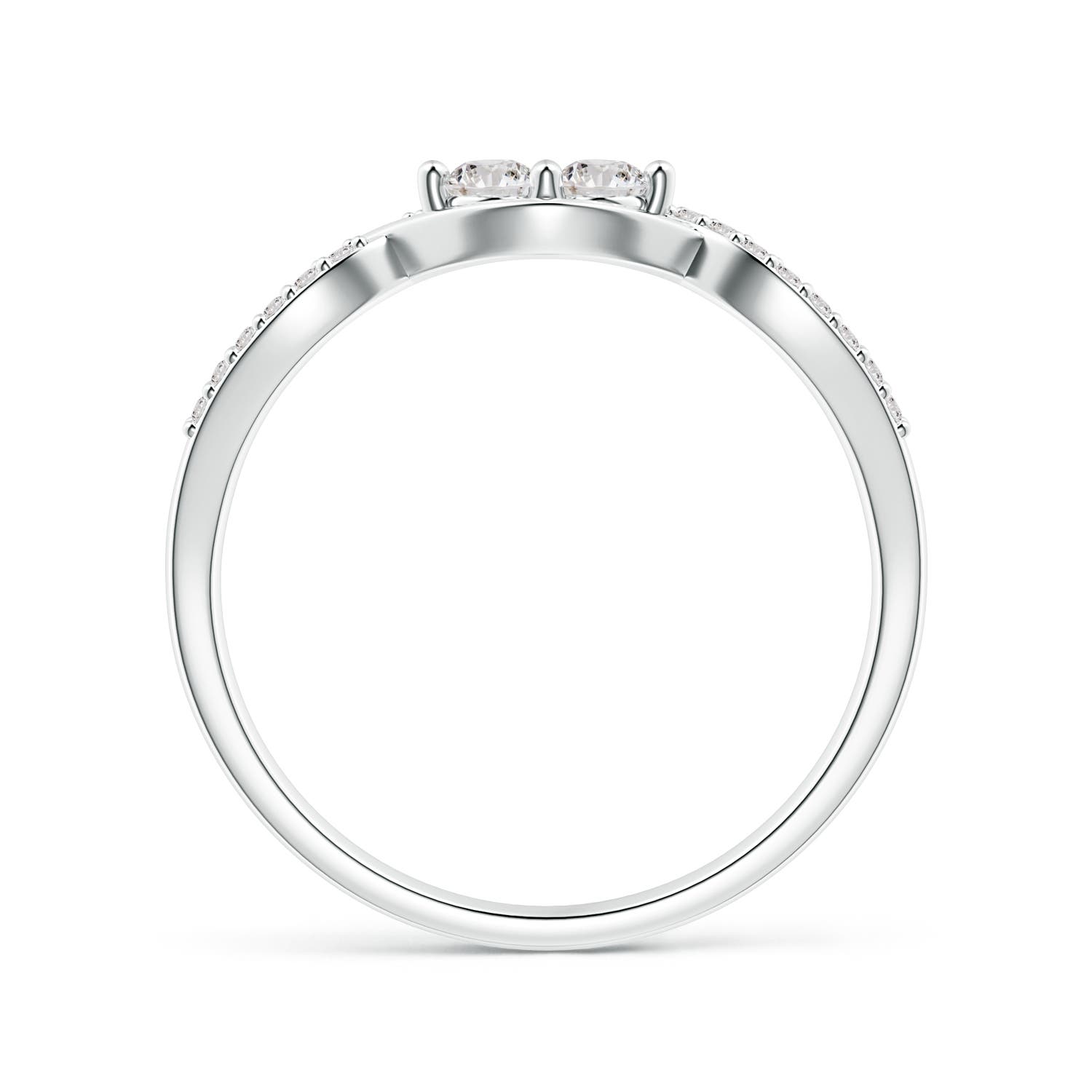 I-J, I1-I2 / 0.26 CT / 14 KT White Gold