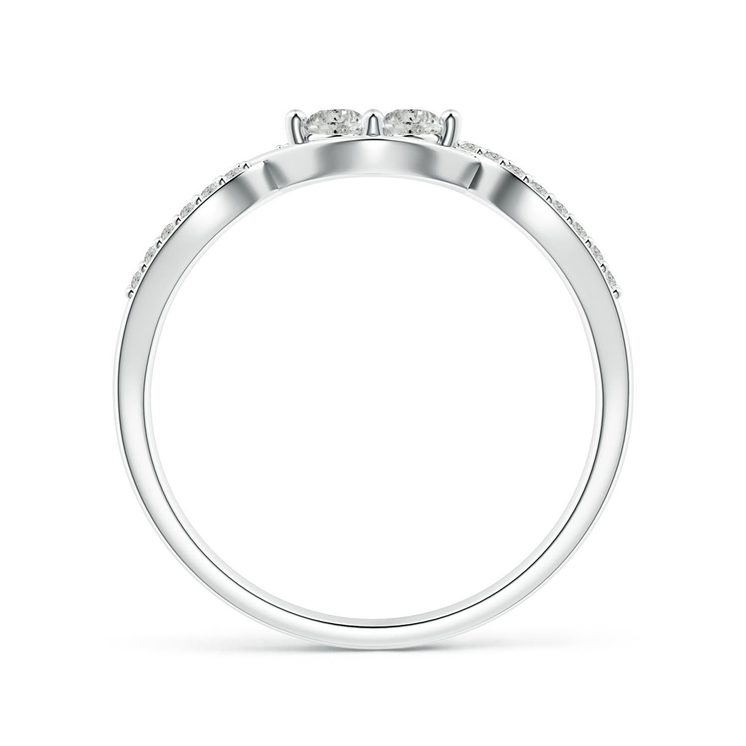 K, I3 / 0.26 CT / 14 KT White Gold