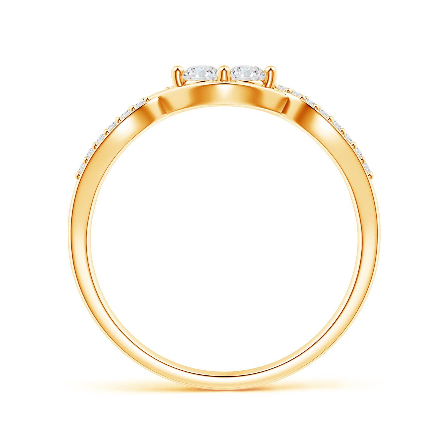 G, VS2 / 0.26 CT / 14 KT Yellow Gold