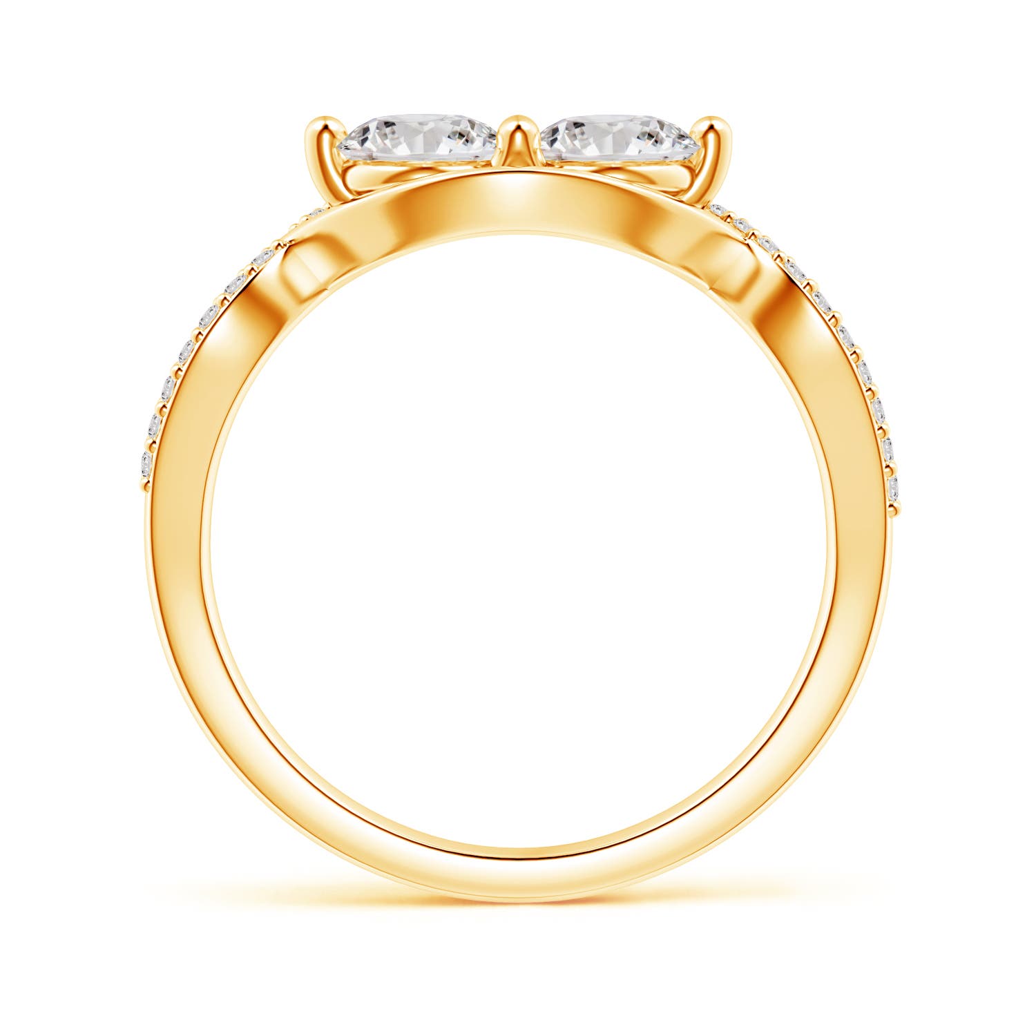 I-J, I1-I2 / 1.09 CT / 14 KT Yellow Gold