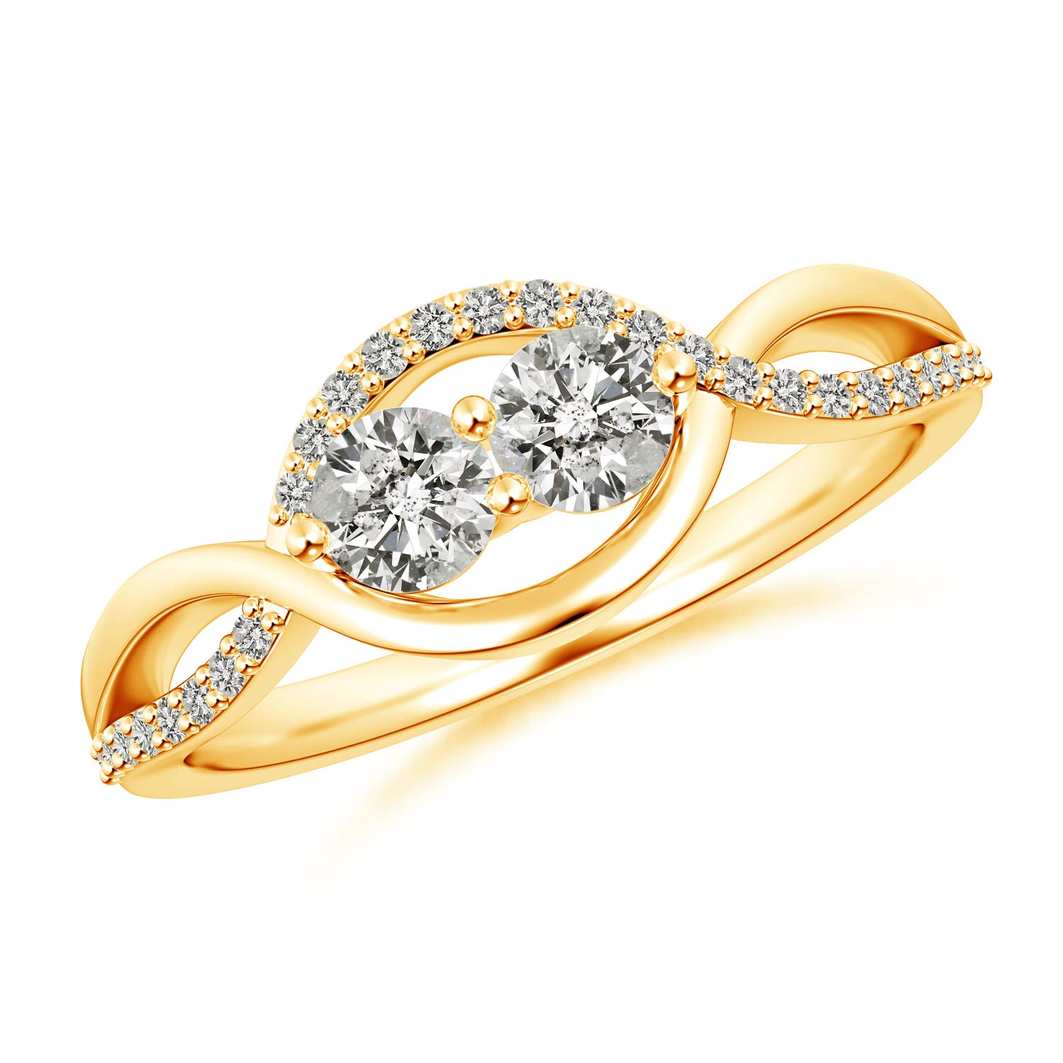 K, I3 / 0.54 CT / 14 KT Yellow Gold