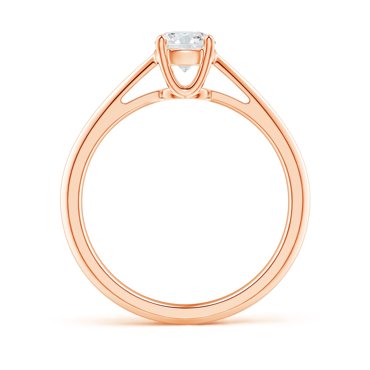 G, VS2 / 0.5 CT / 14 KT Rose Gold