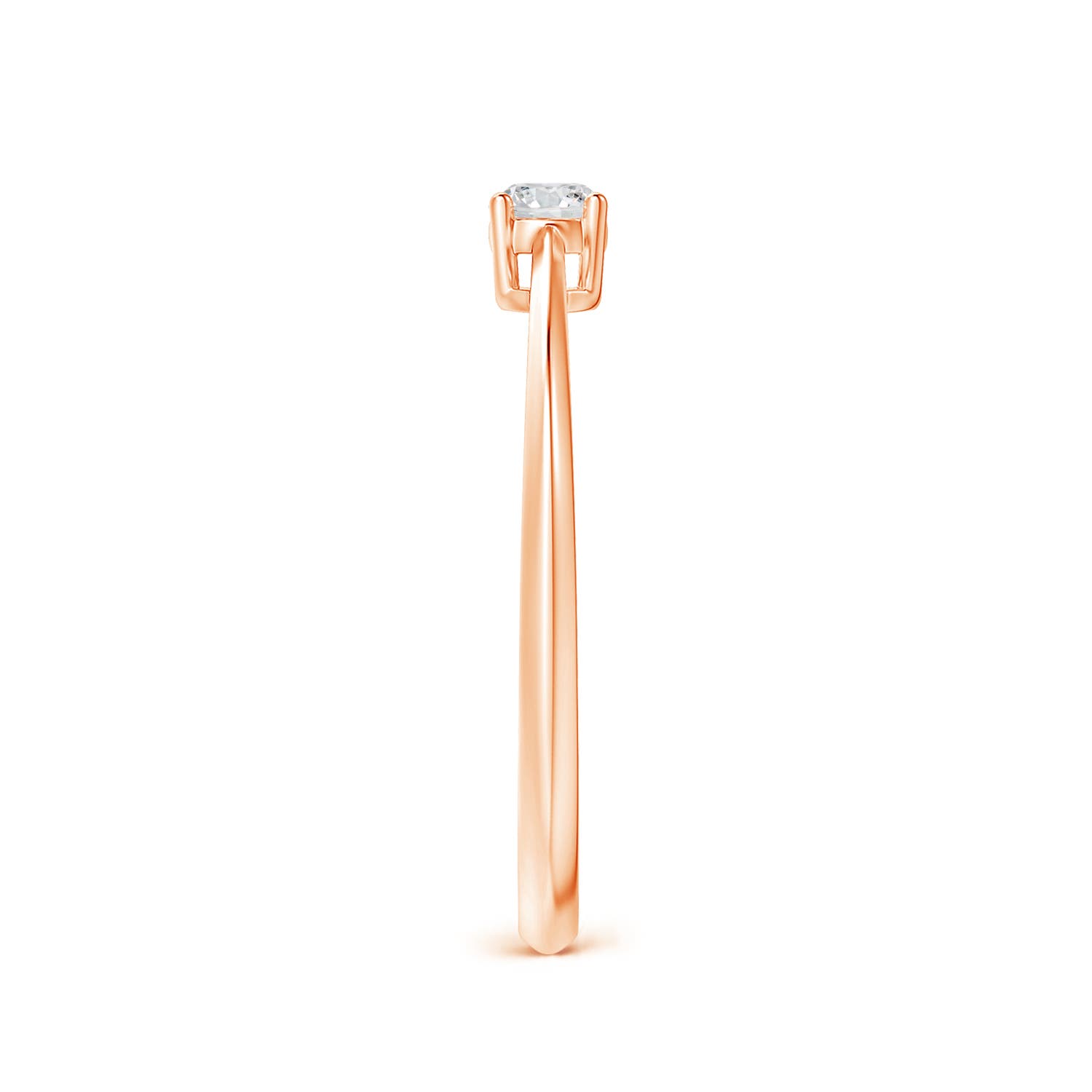 H, SI2 / 0.15 CT / 14 KT Rose Gold