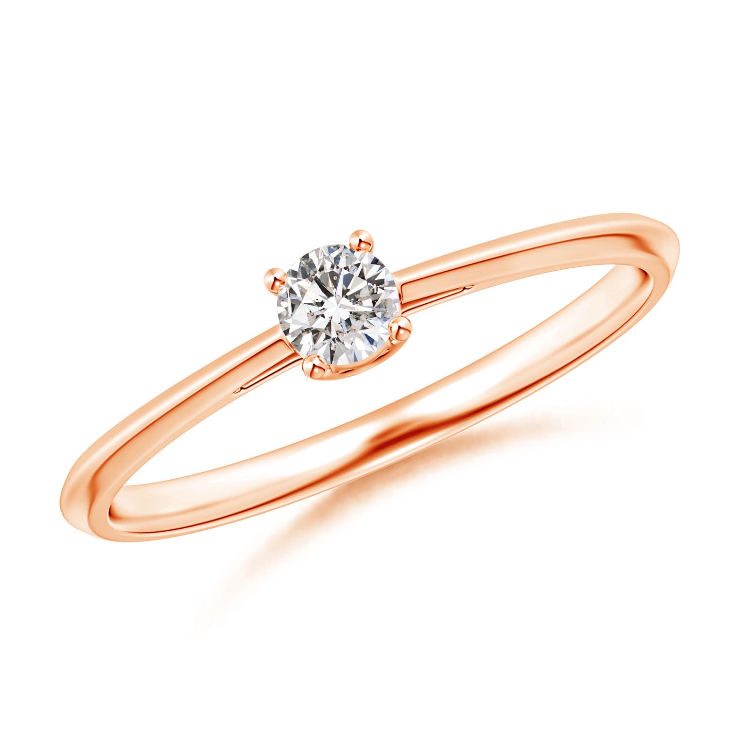 I-J, I1-I2 / 0.15 CT / 14 KT Rose Gold