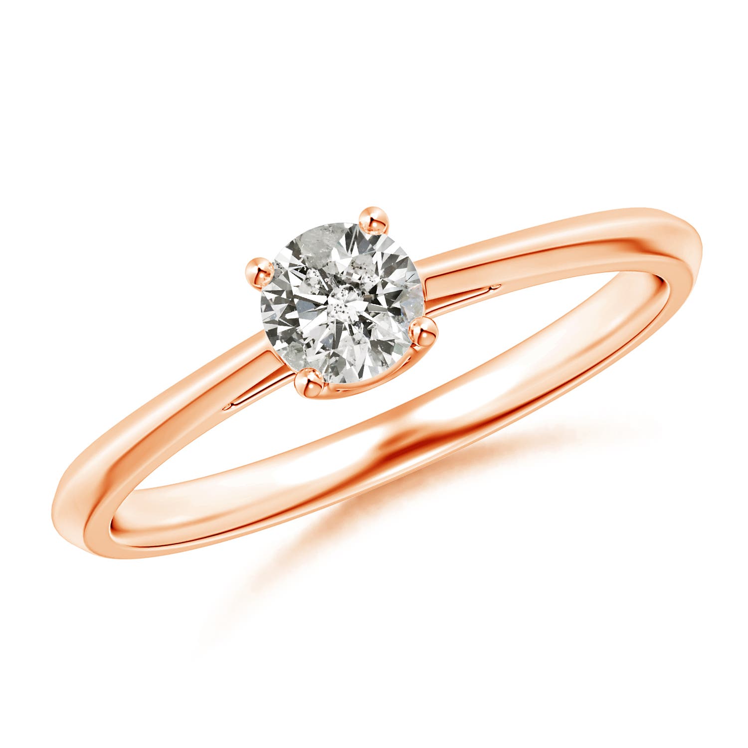 K, I3 / 0.33 CT / 14 KT Rose Gold