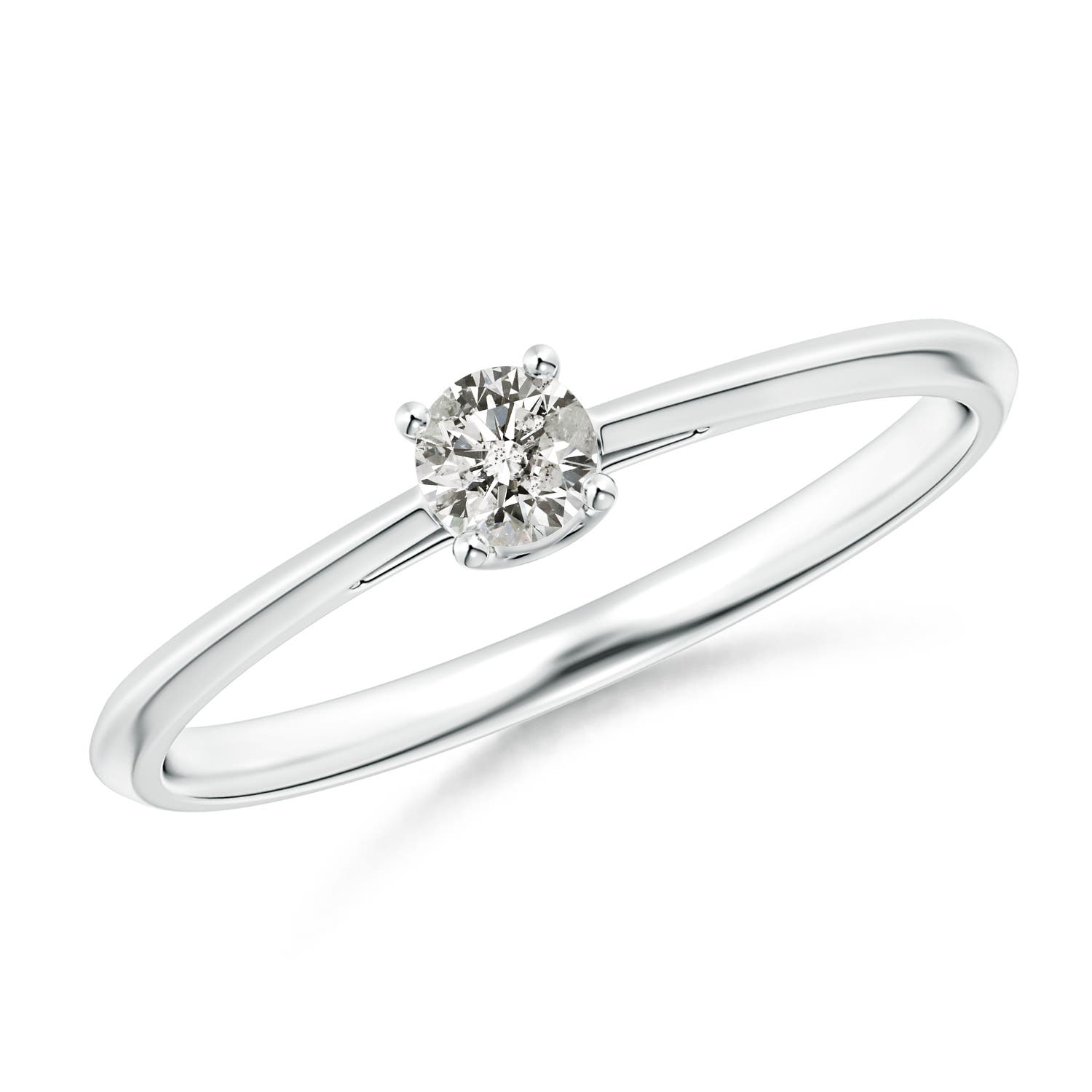 K, I3 / 0.15 CT / 14 KT White Gold