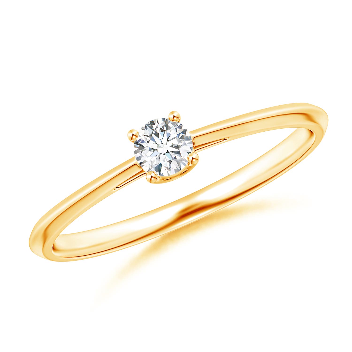 G, VS2 / 0.15 CT / 14 KT Yellow Gold