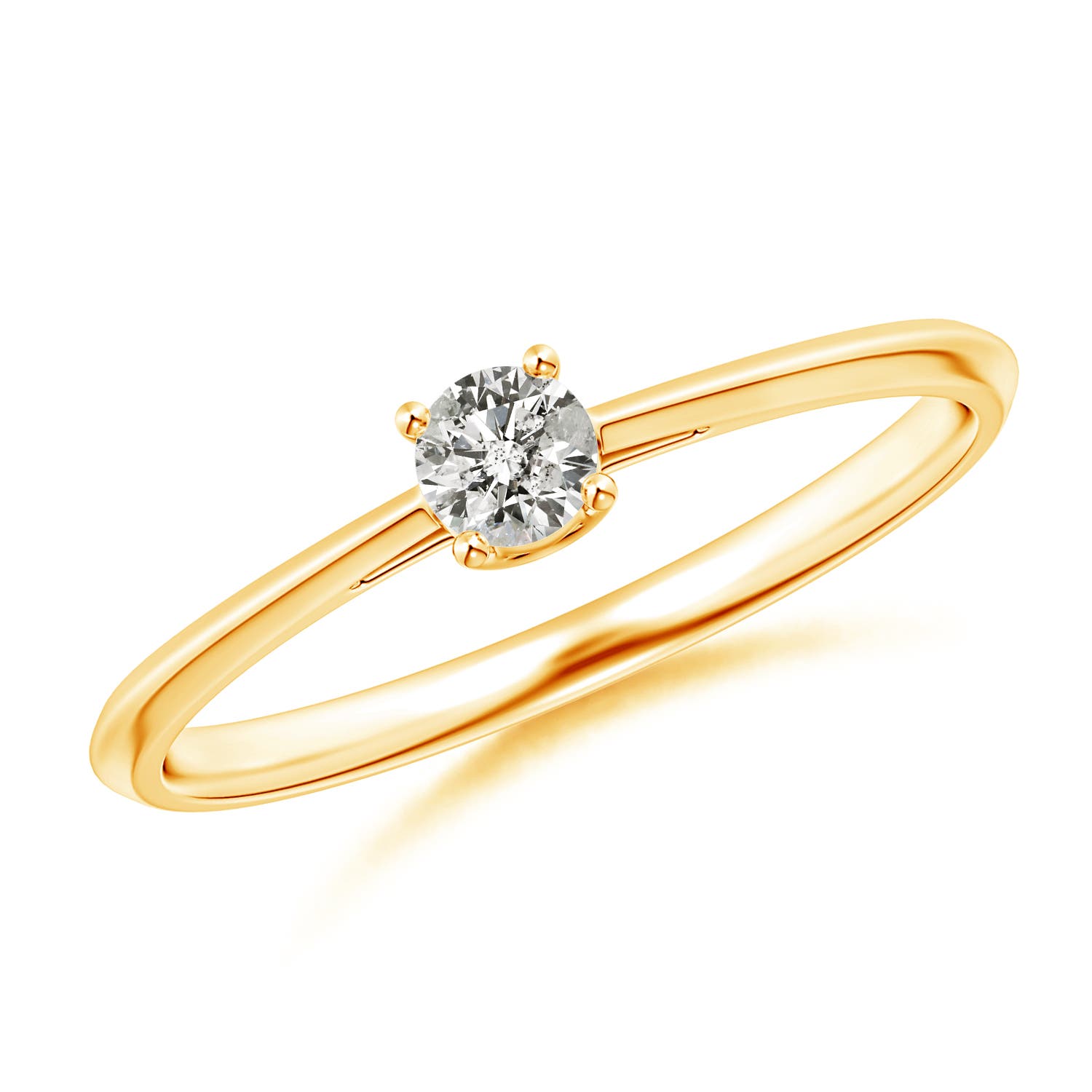 K, I3 / 0.15 CT / 14 KT Yellow Gold