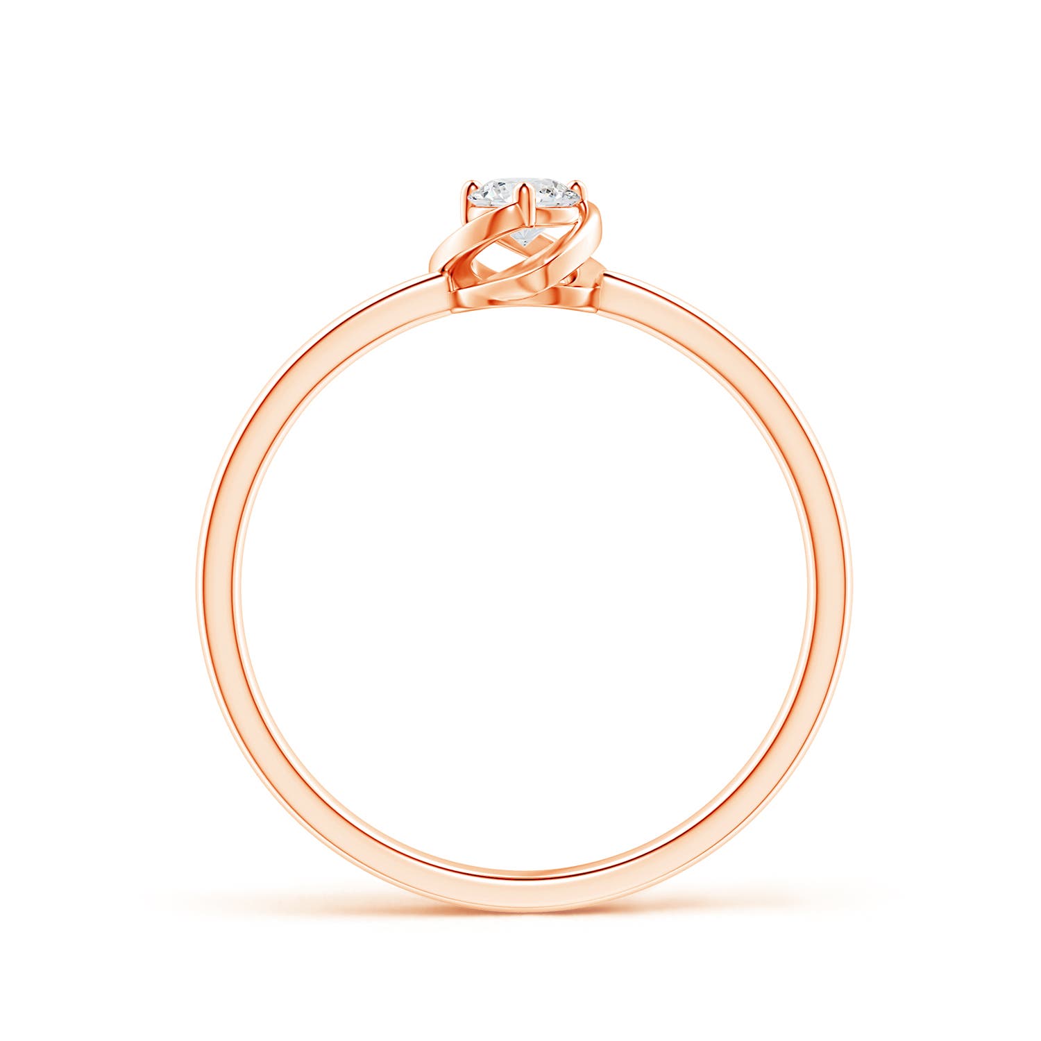 G, VS2 / 0.15 CT / 14 KT Rose Gold