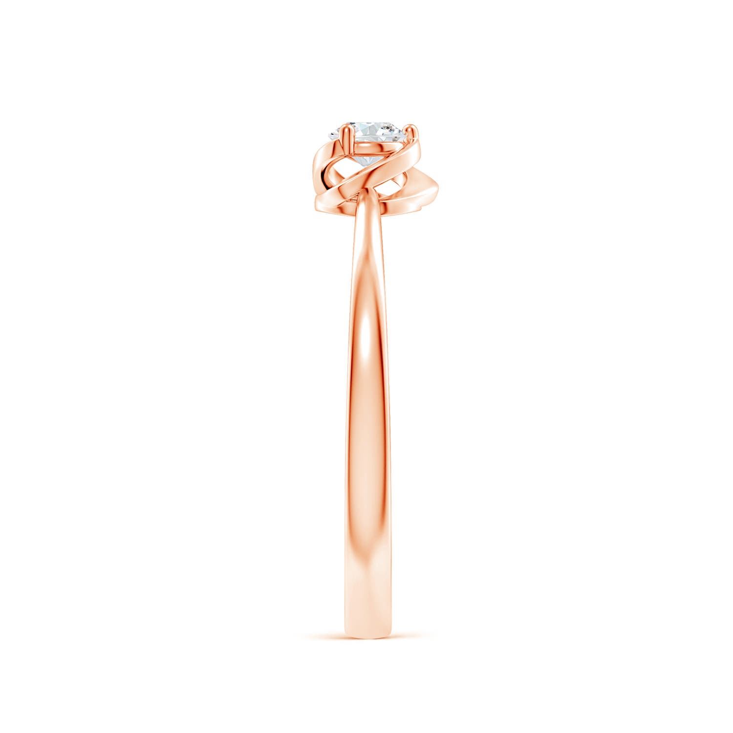 G, VS2 / 0.15 CT / 14 KT Rose Gold