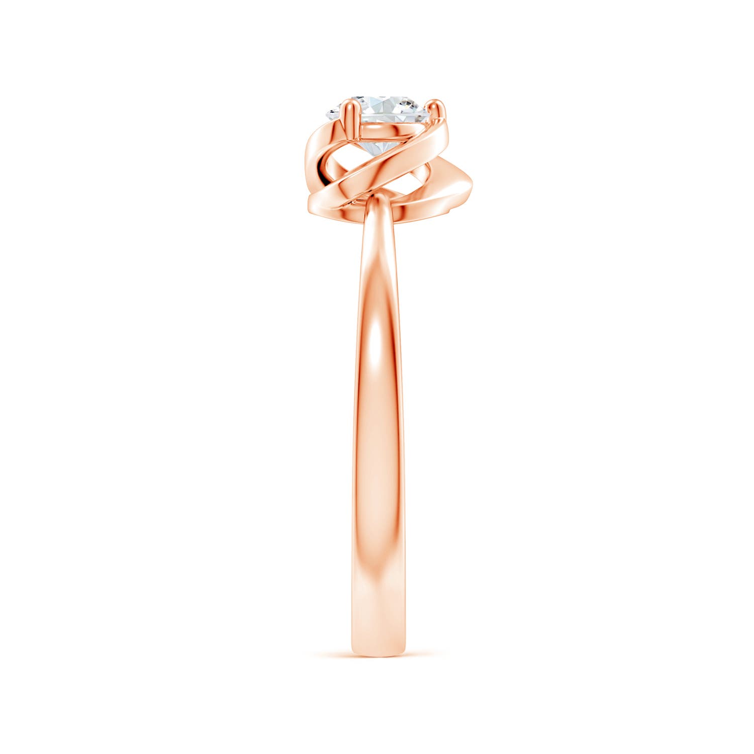 G, VS2 / 0.33 CT / 14 KT Rose Gold