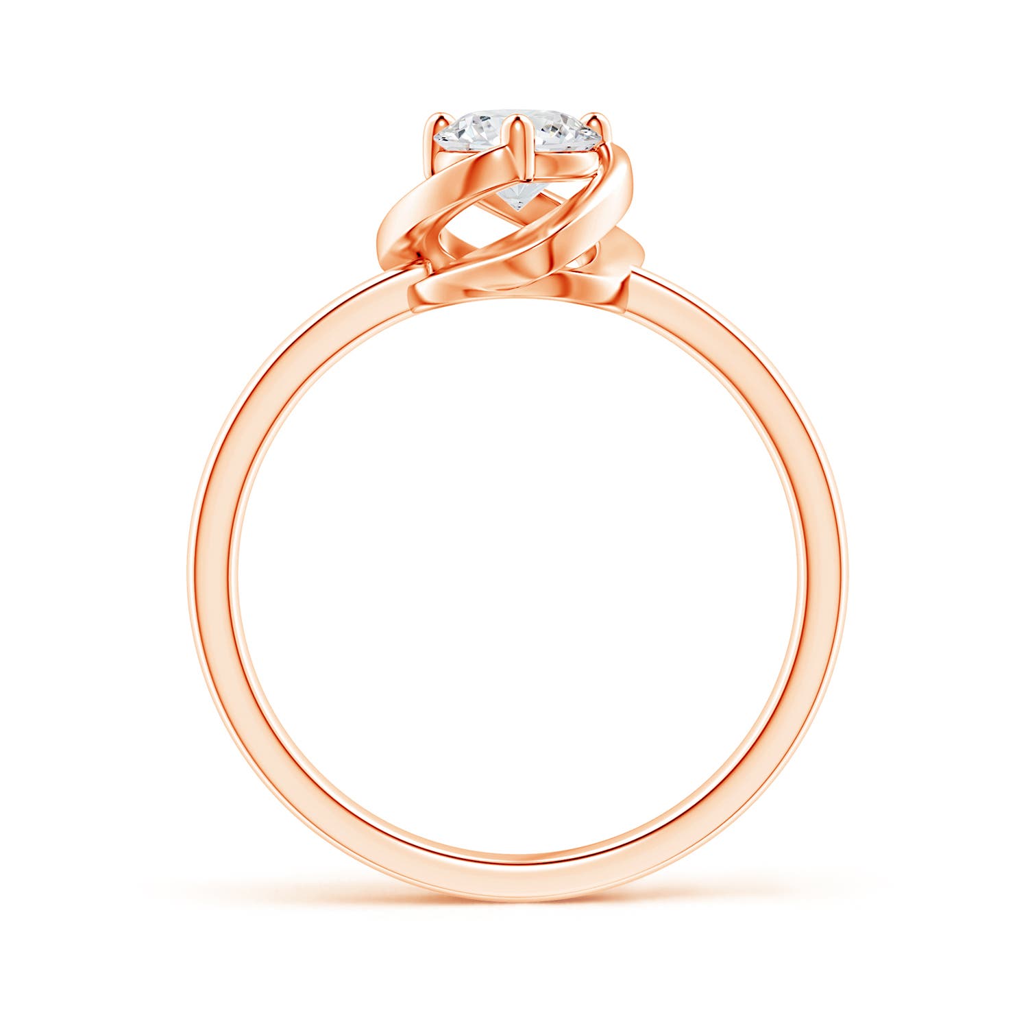 G, VS2 / 0.5 CT / 14 KT Rose Gold