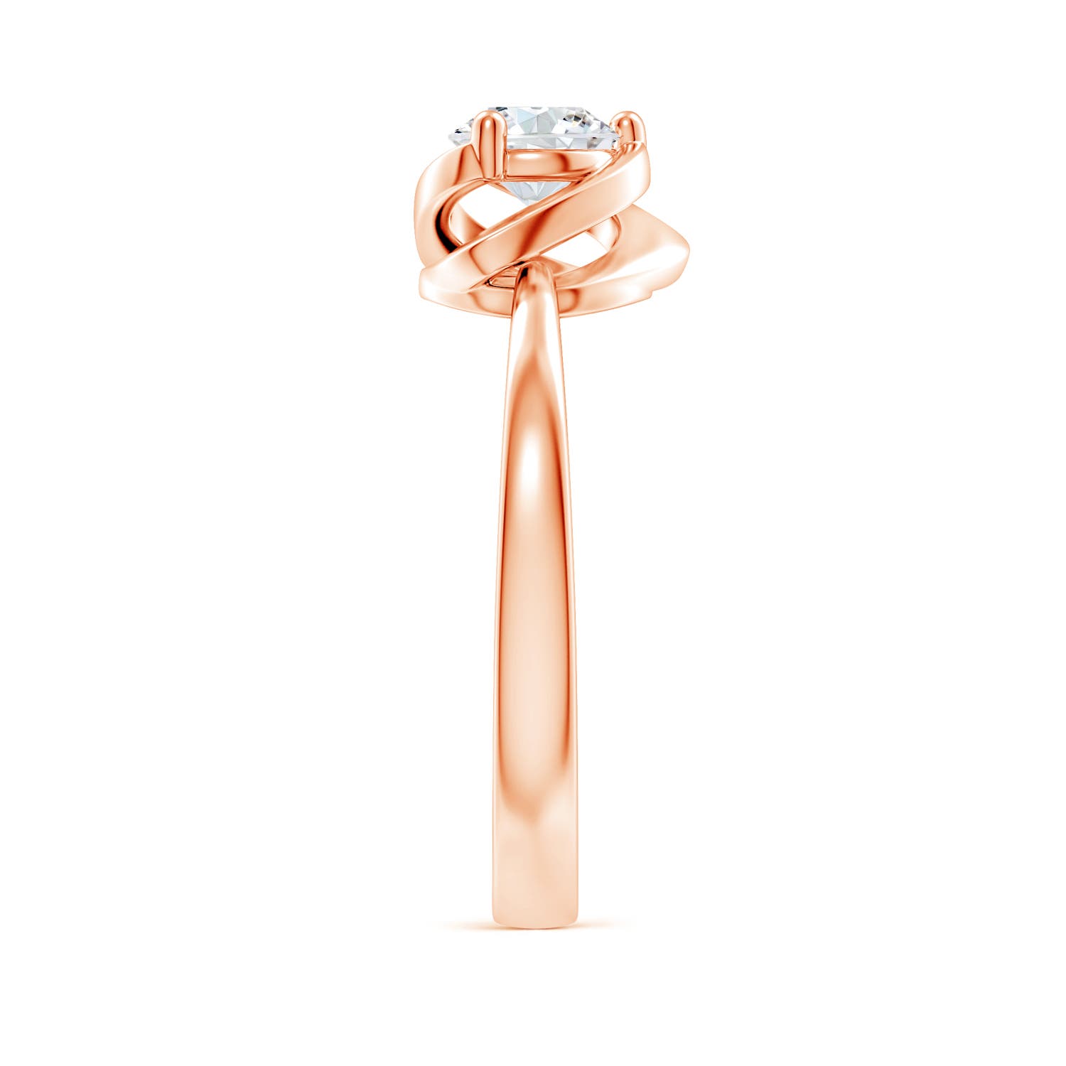 G, VS2 / 0.5 CT / 14 KT Rose Gold