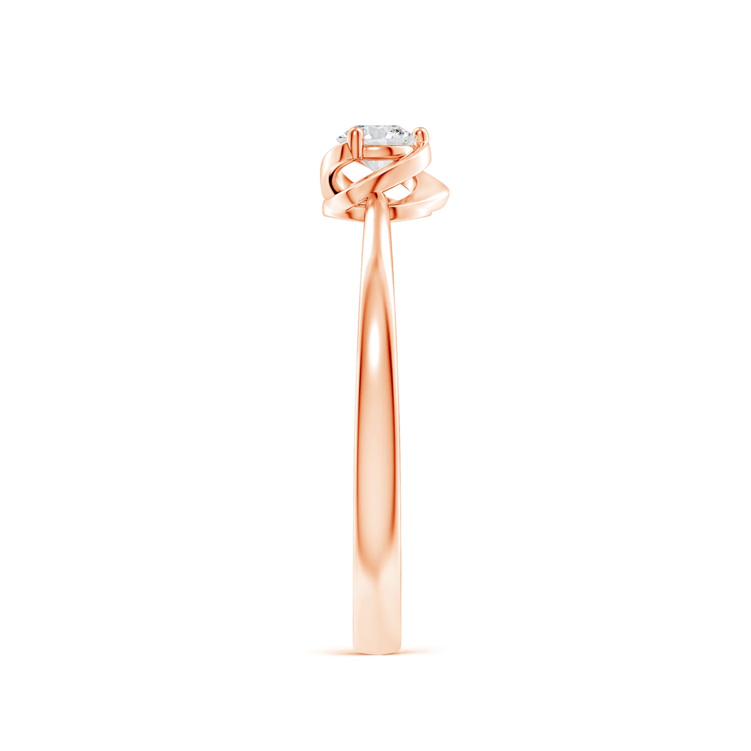 H, SI2 / 0.15 CT / 14 KT Rose Gold