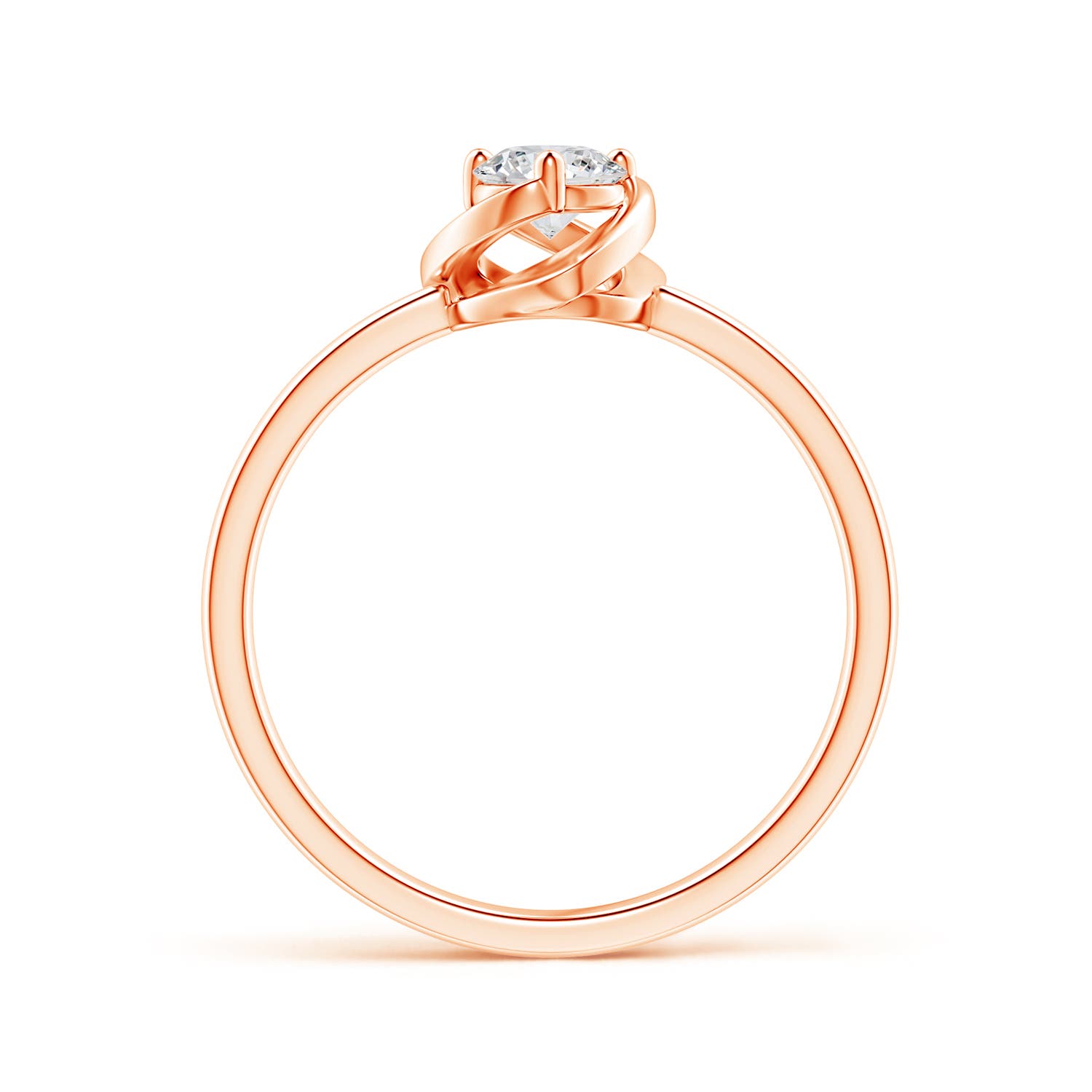 H, SI2 / 0.33 CT / 14 KT Rose Gold