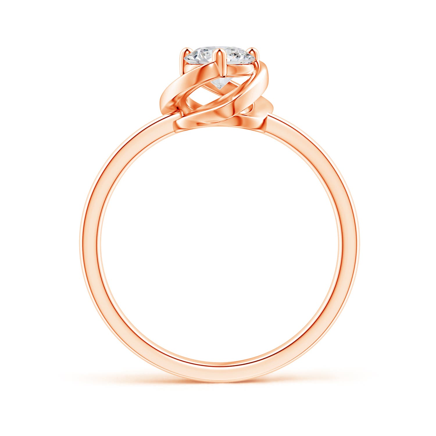 H, SI2 / 0.5 CT / 14 KT Rose Gold