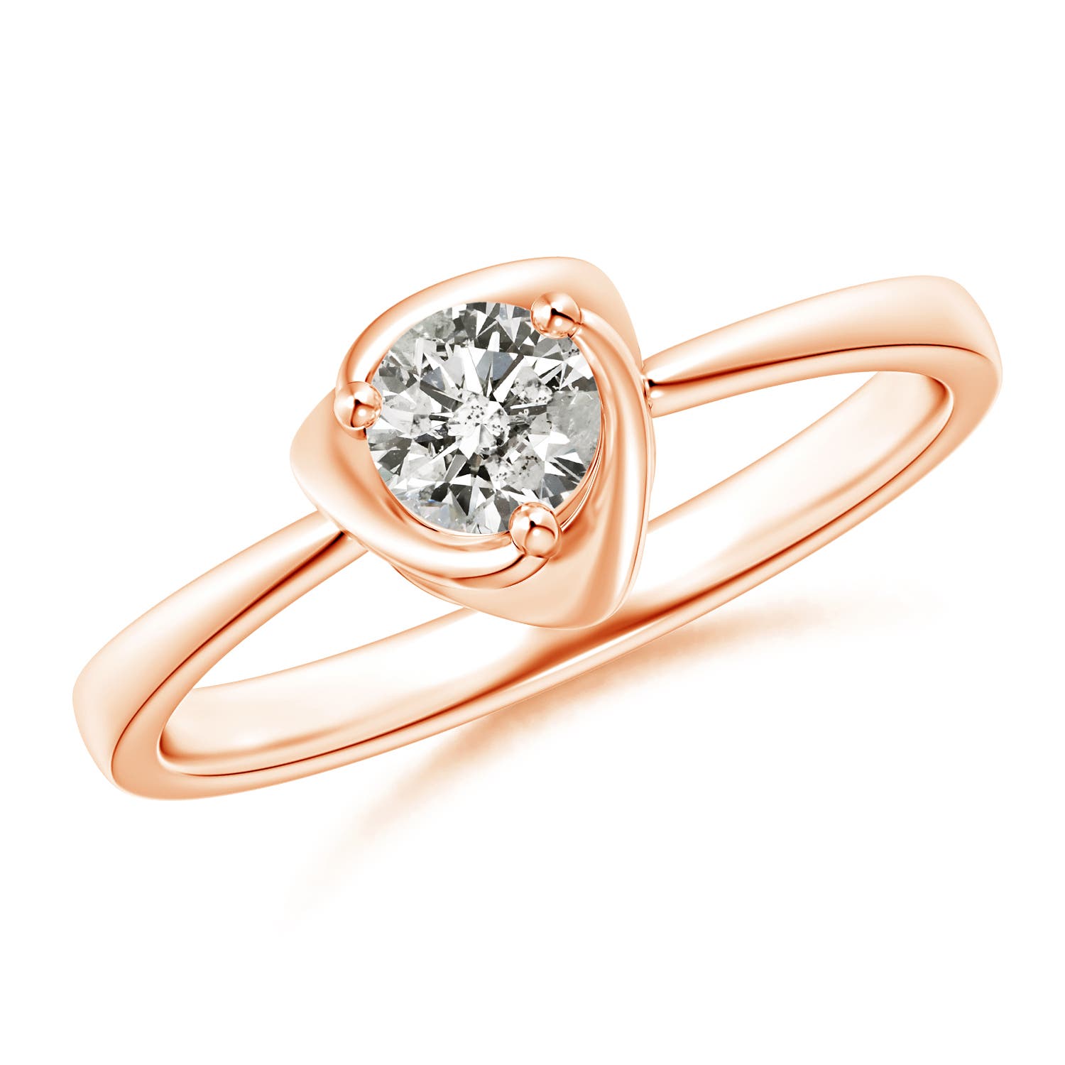 K, I3 / 0.33 CT / 14 KT Rose Gold