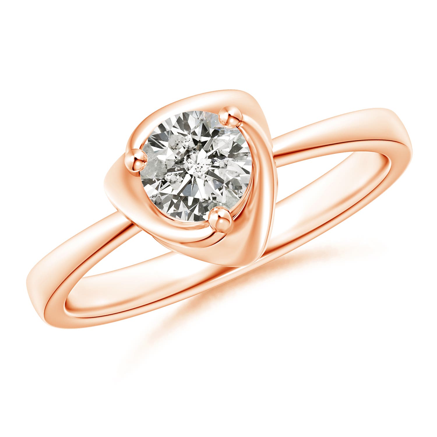 K, I3 / 0.5 CT / 14 KT Rose Gold