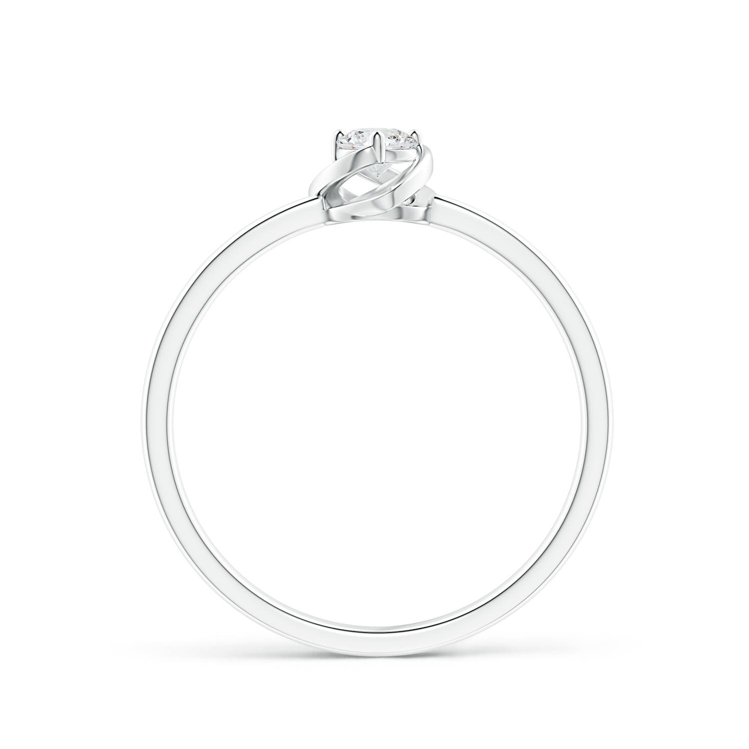 G, VS2 / 0.15 CT / 14 KT White Gold