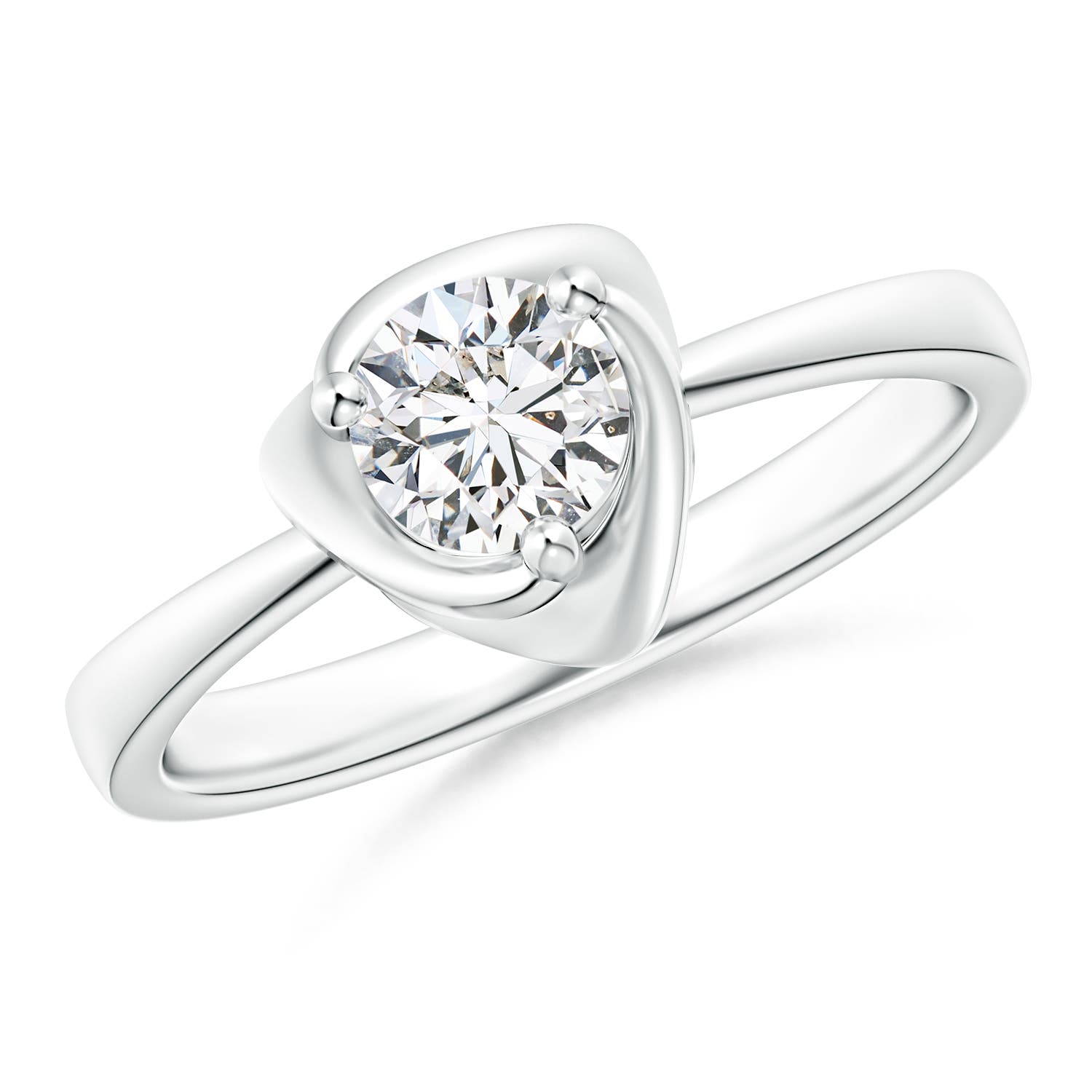 H, SI2 / 0.5 CT / 14 KT White Gold