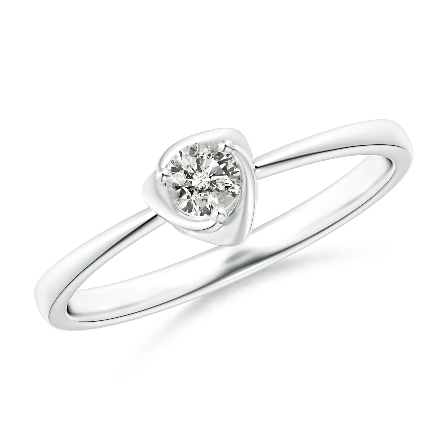 K, I3 / 0.15 CT / 14 KT White Gold