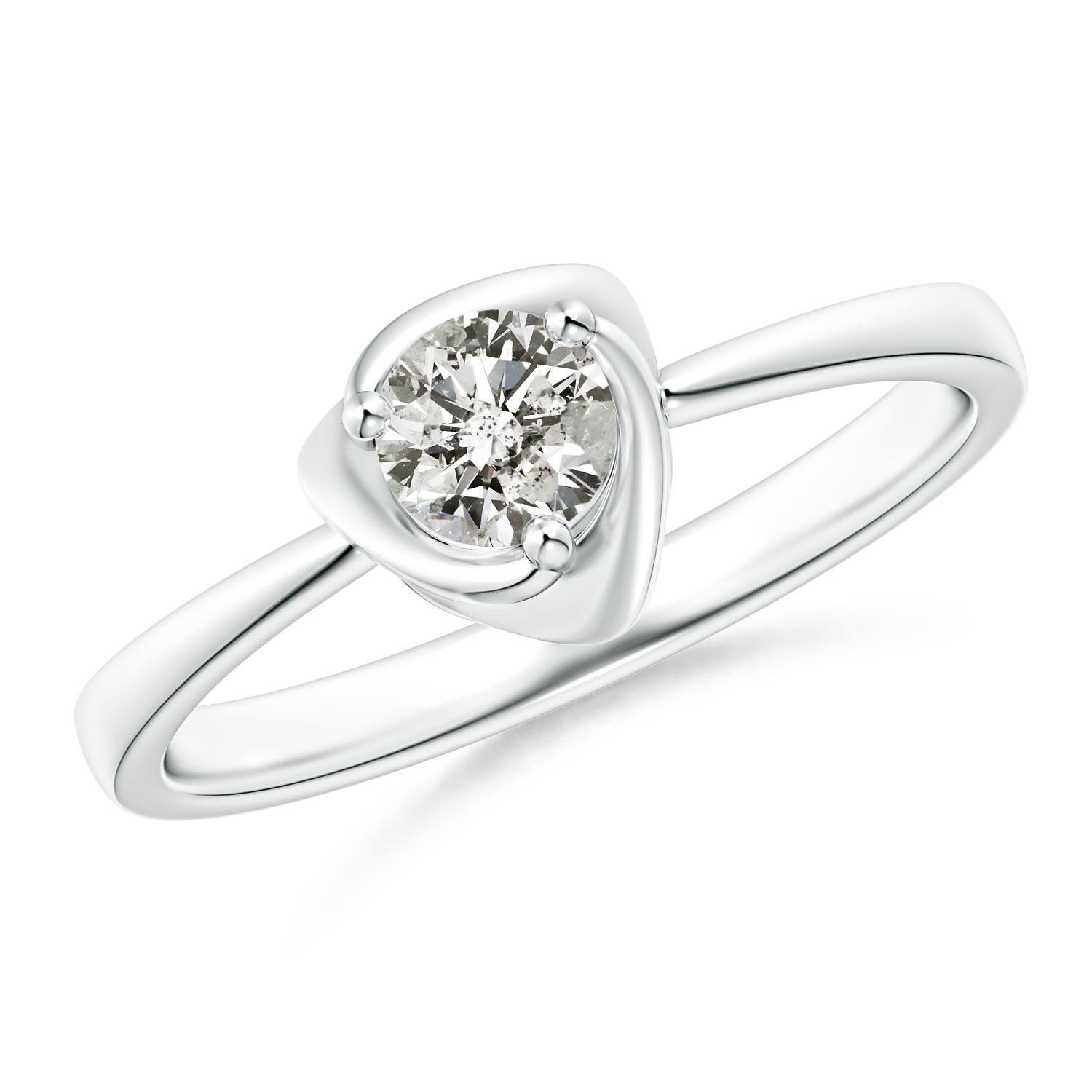 K, I3 / 0.33 CT / 14 KT White Gold