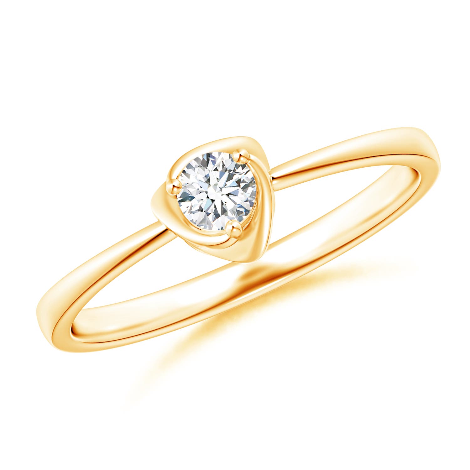 G, VS2 / 0.15 CT / 14 KT Yellow Gold