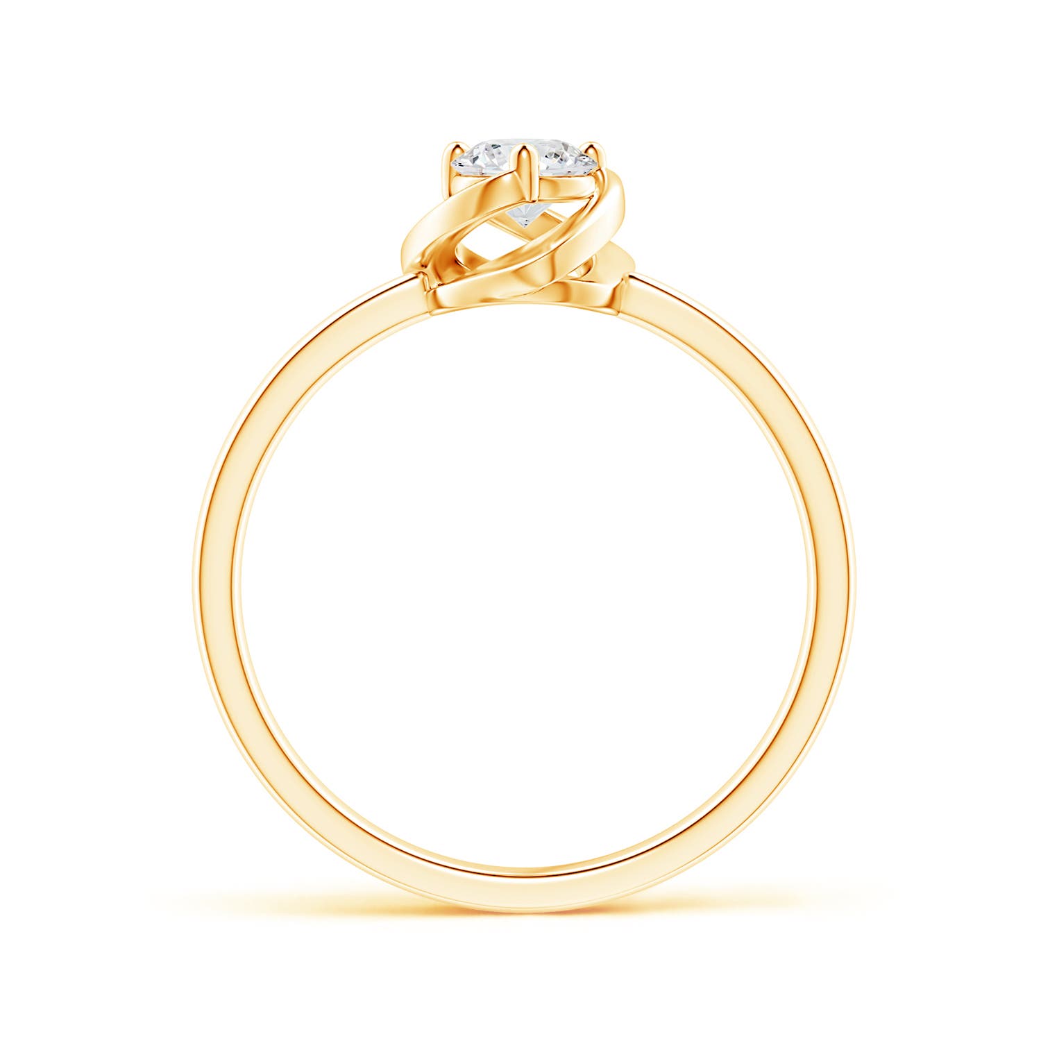 G, VS2 / 0.33 CT / 14 KT Yellow Gold