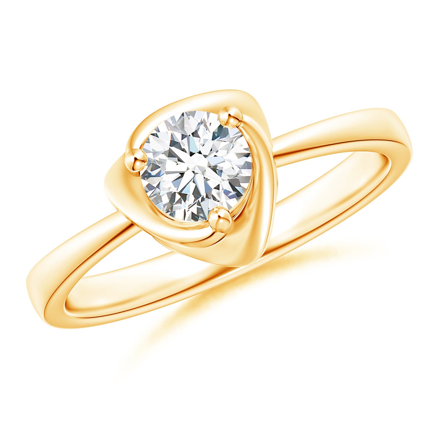 G, VS2 / 0.5 CT / 14 KT Yellow Gold