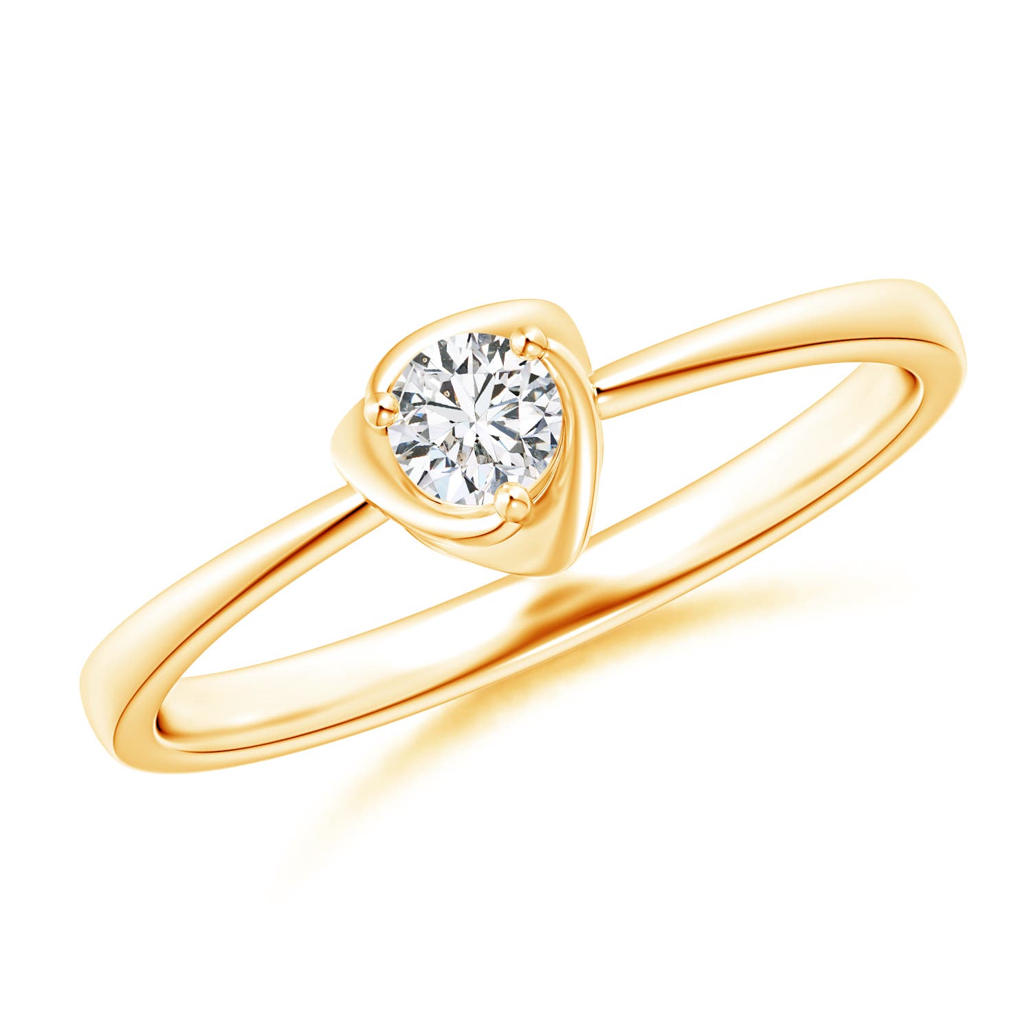 H, SI2 / 0.15 CT / 14 KT Yellow Gold