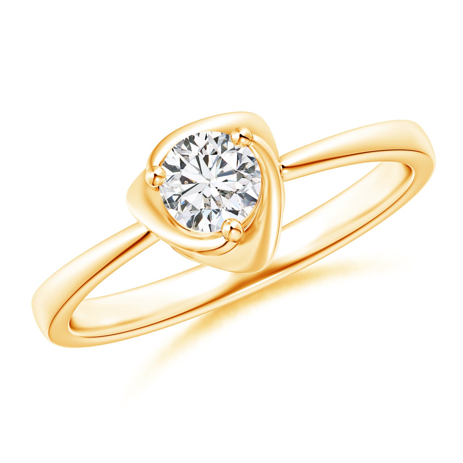 H, SI2 / 0.33 CT / 14 KT Yellow Gold