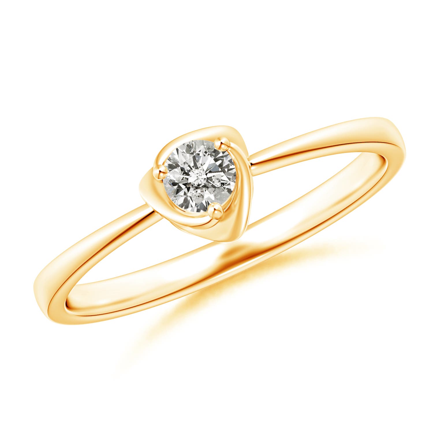 K, I3 / 0.15 CT / 14 KT Yellow Gold