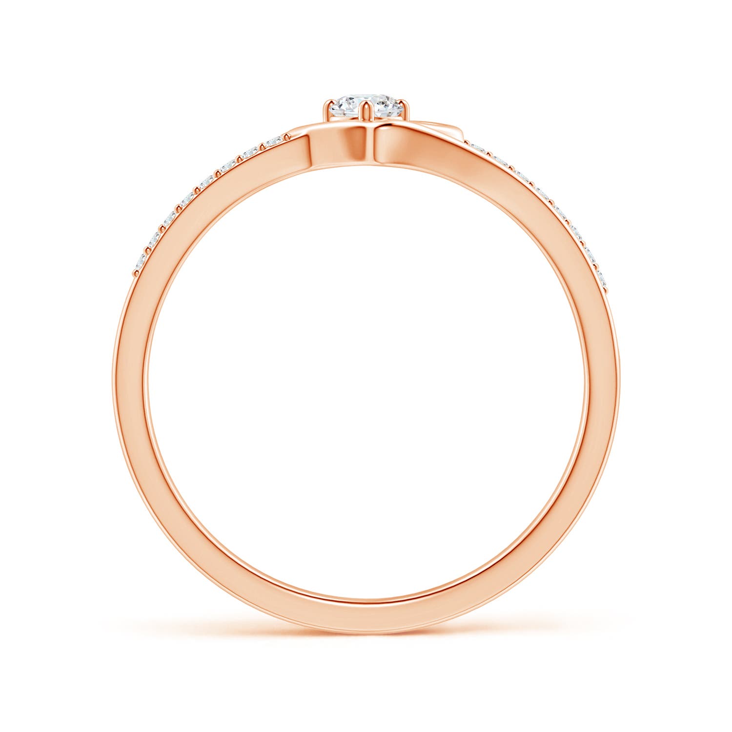 G, VS2 / 0.19 CT / 14 KT Rose Gold