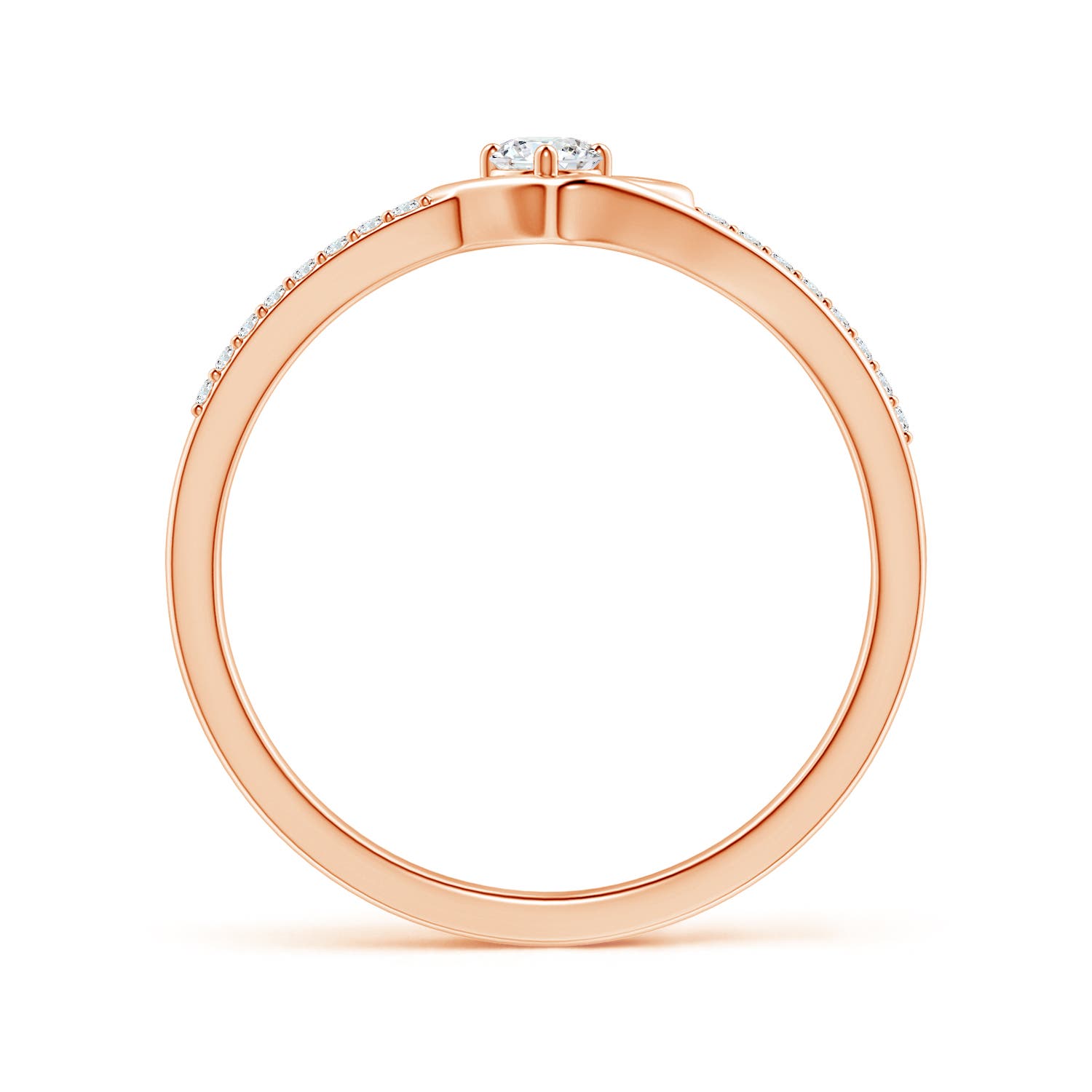 G, VS2 / 0.24 CT / 14 KT Rose Gold