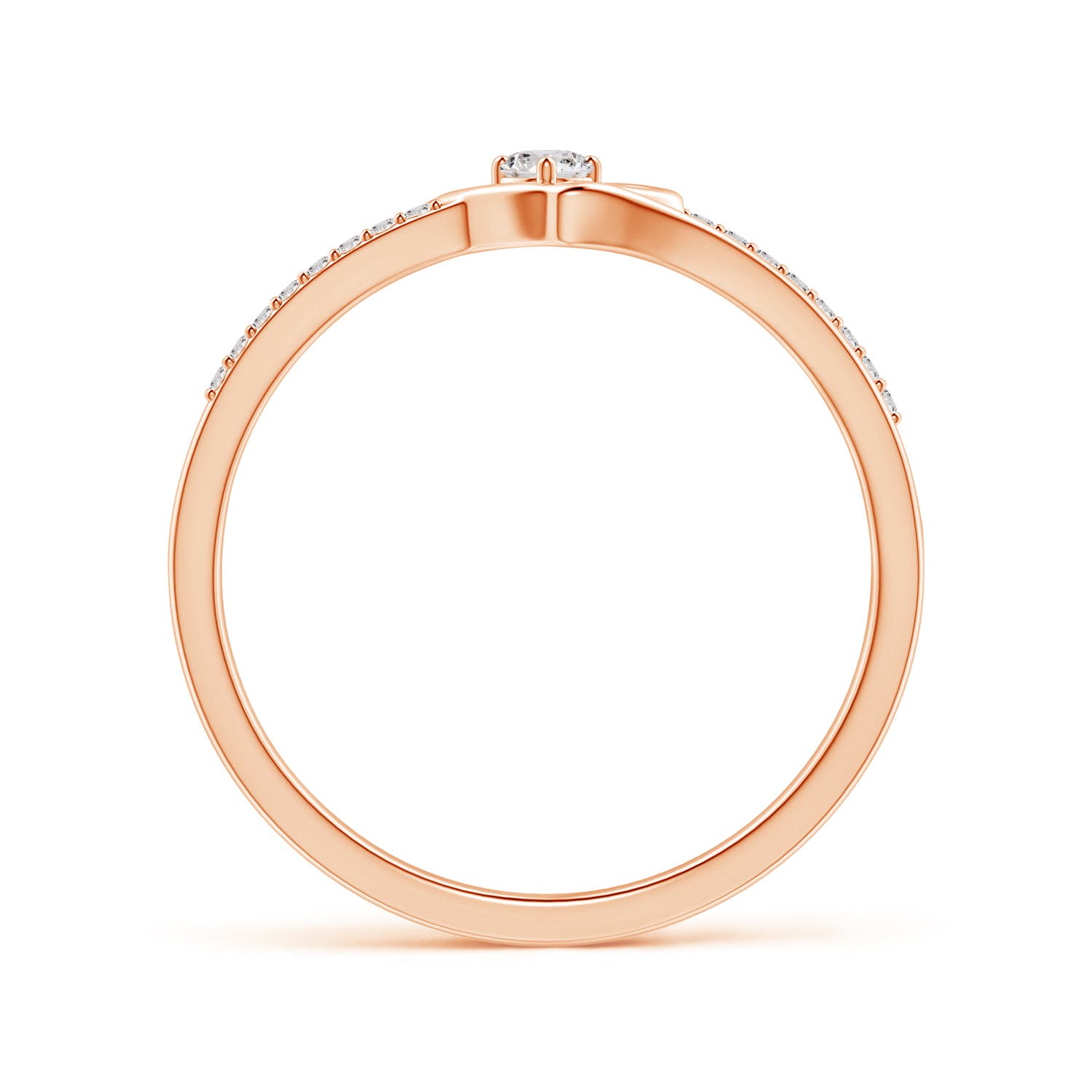 I-J, I1-I2 / 0.15 CT / 14 KT Rose Gold