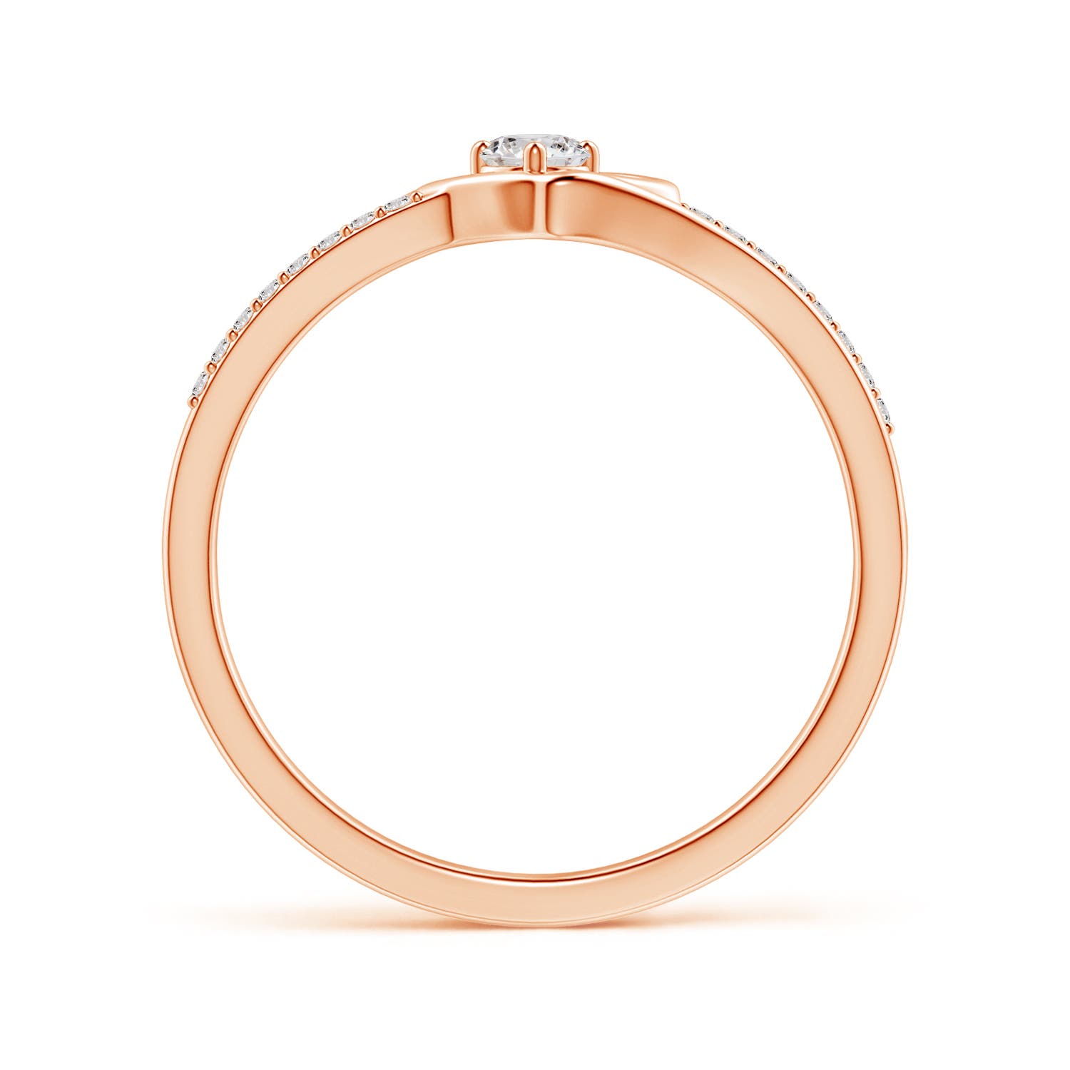 I-J, I1-I2 / 0.24 CT / 14 KT Rose Gold