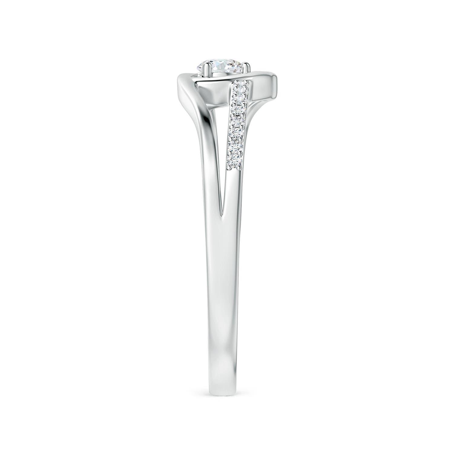 G, VS2 / 0.19 CT / 14 KT White Gold