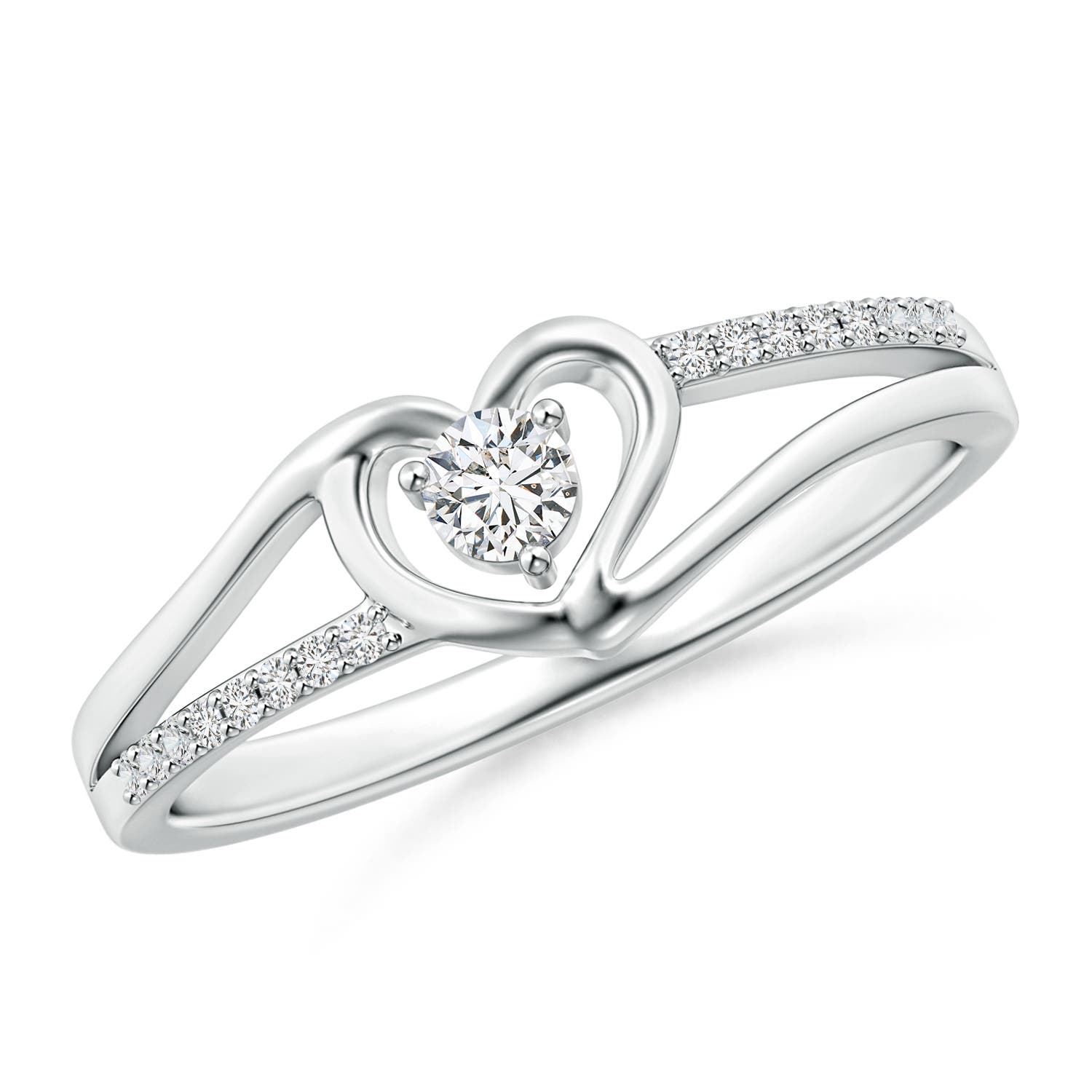 H, SI2 / 0.19 CT / 14 KT White Gold