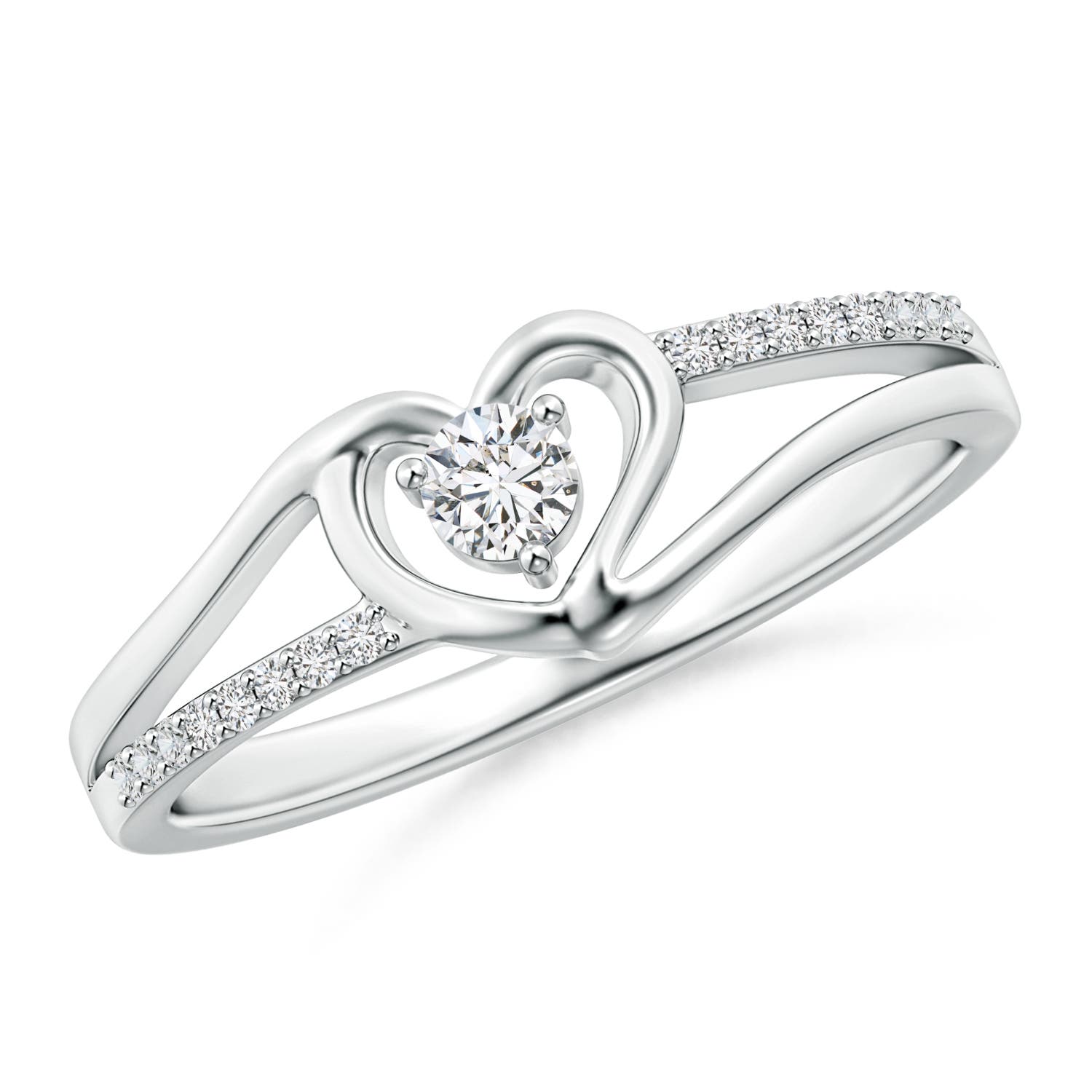 H, SI2 / 0.24 CT / 14 KT White Gold