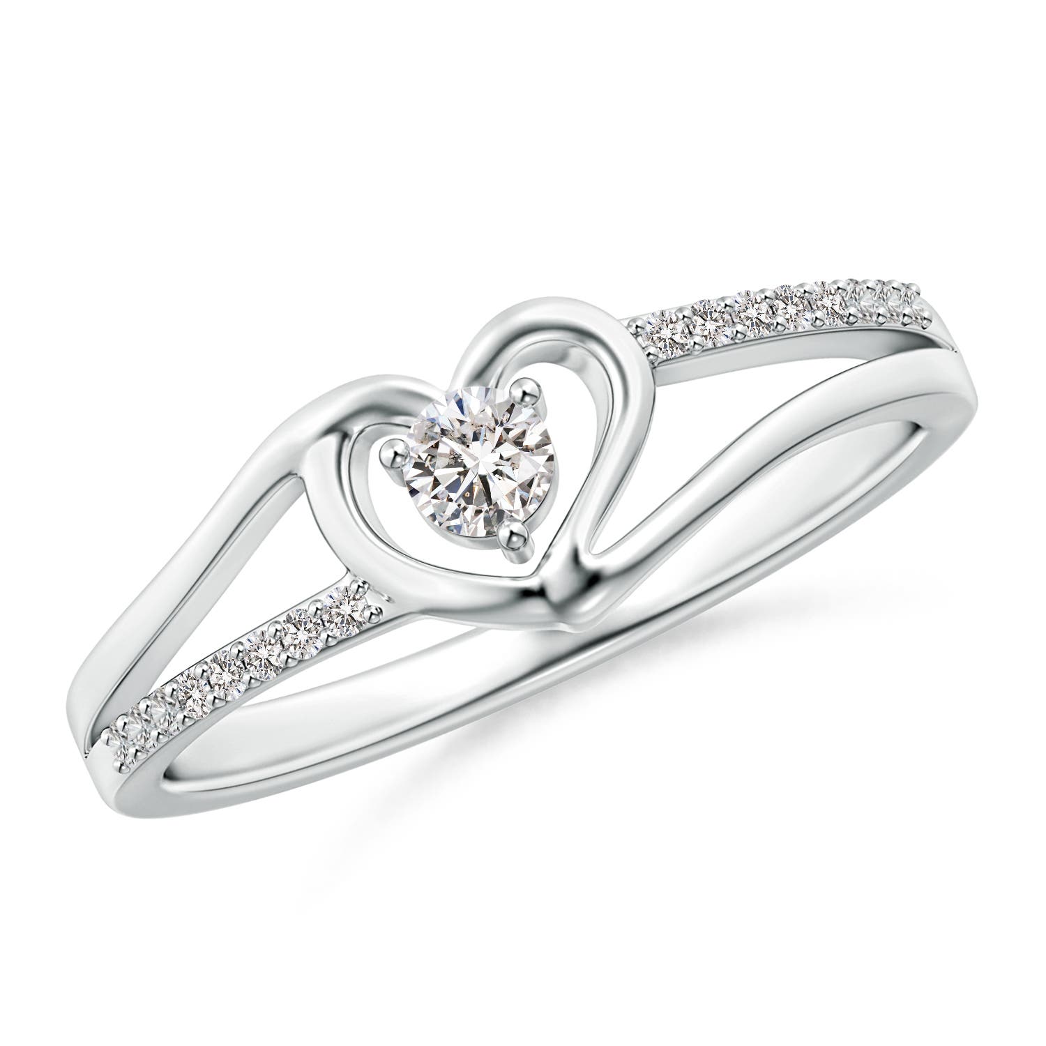 I-J, I1-I2 / 0.24 CT / 14 KT White Gold