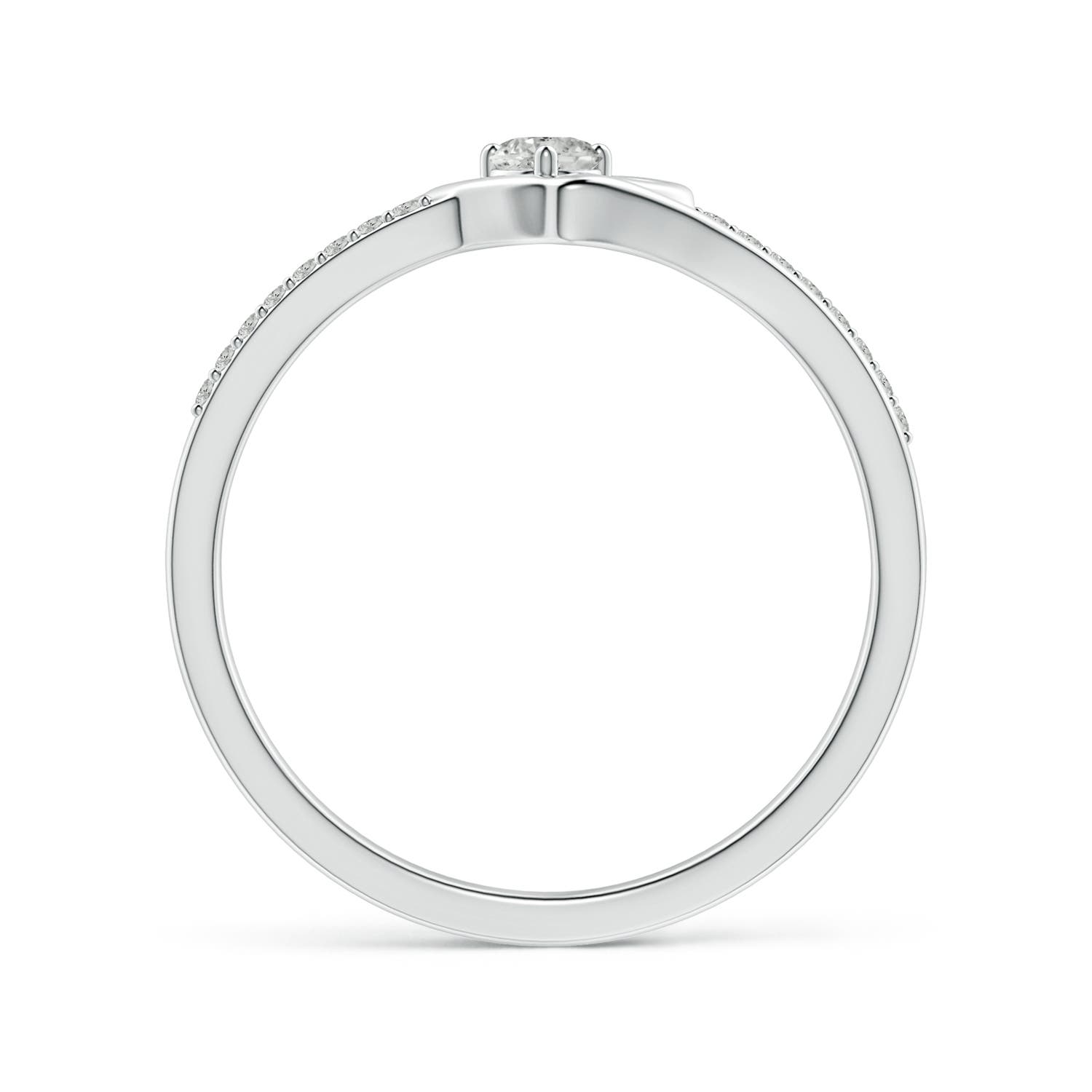 K, I3 / 0.24 CT / 14 KT White Gold