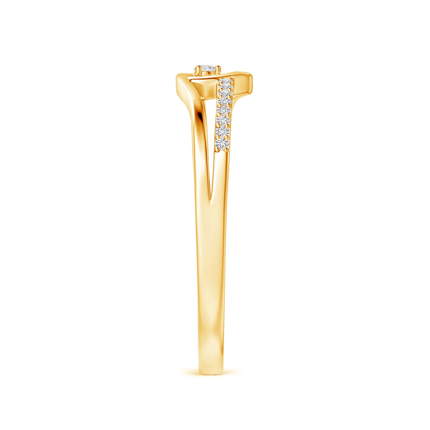 H, SI2 / 0.06 CT / 14 KT Yellow Gold