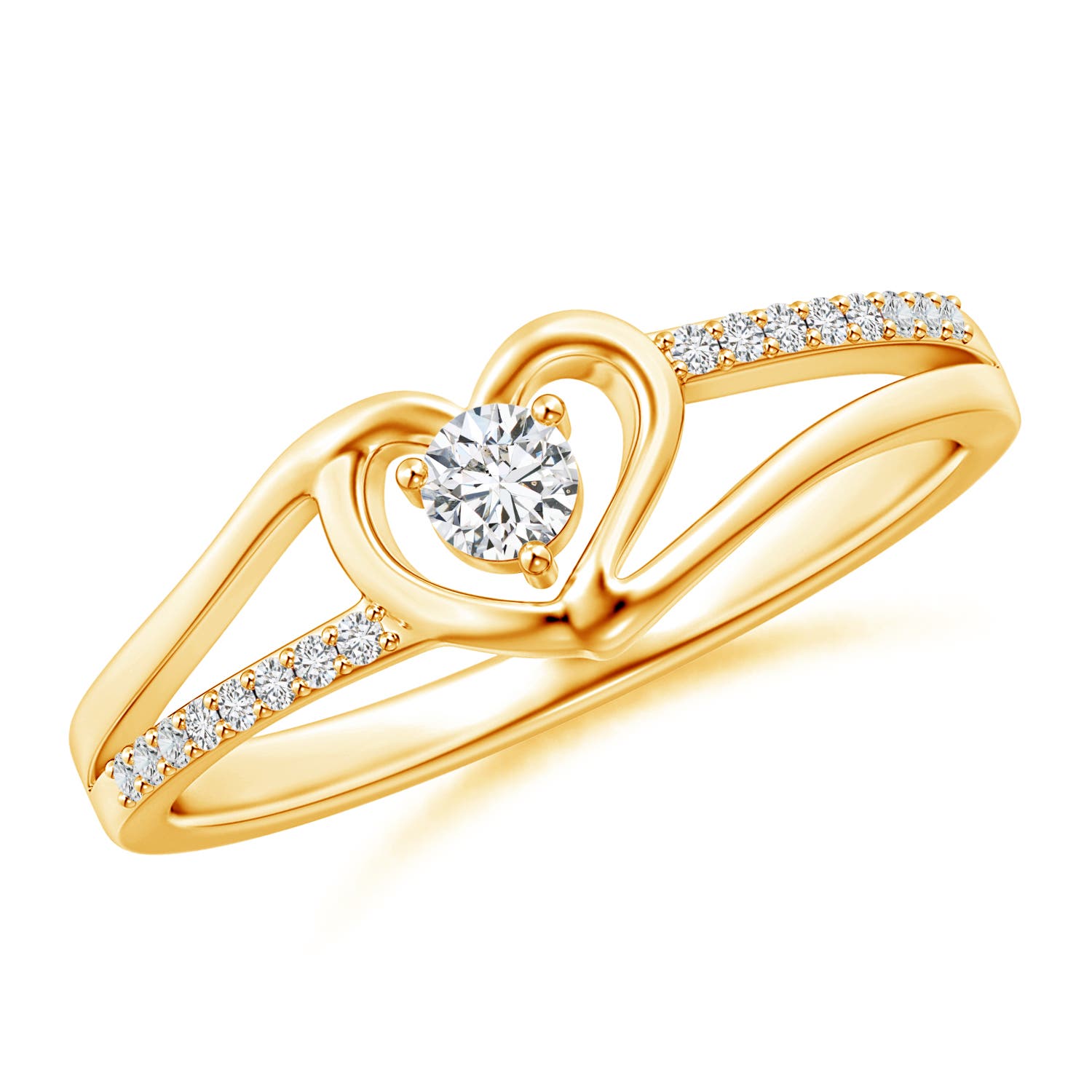 H, SI2 / 0.24 CT / 14 KT Yellow Gold