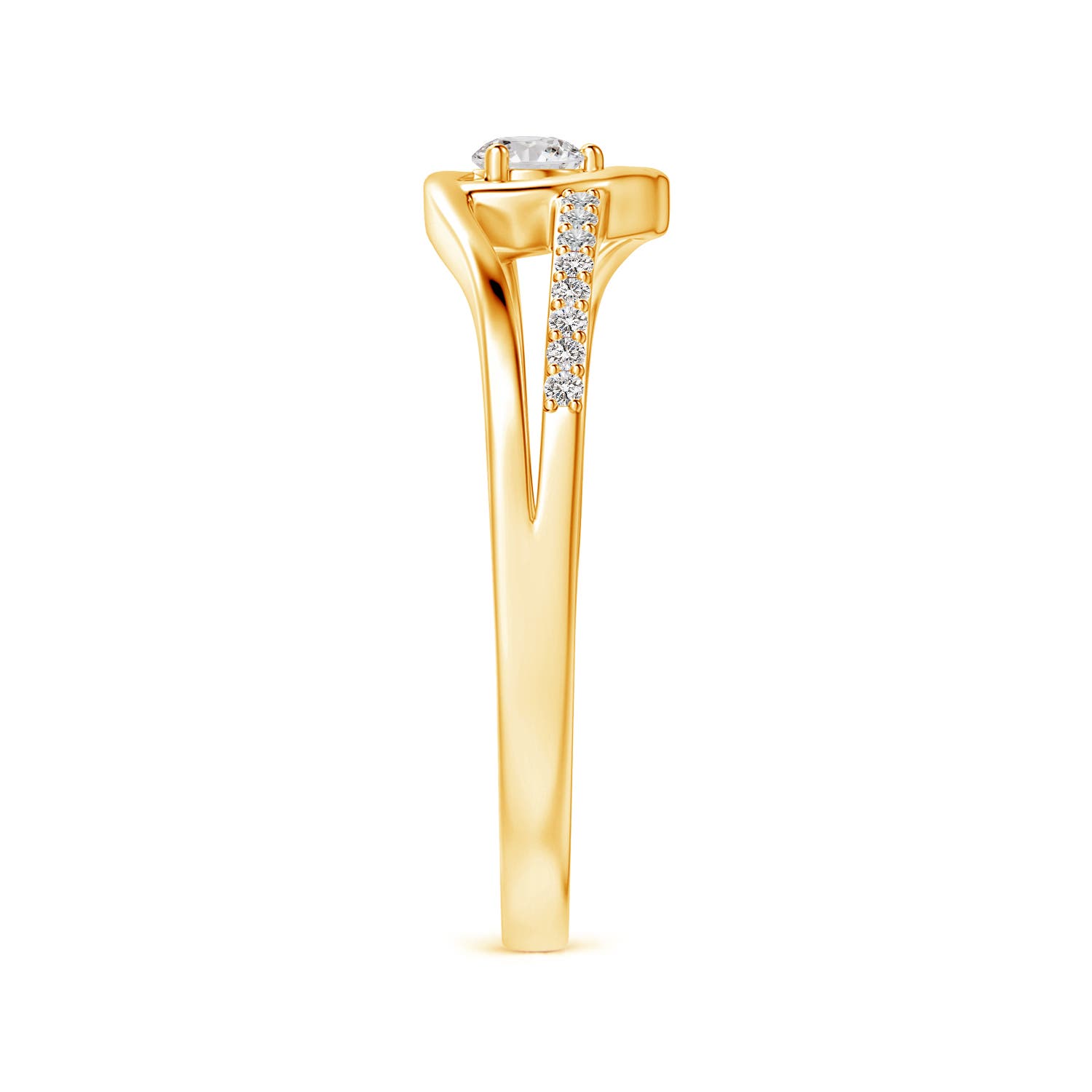 I-J, I1-I2 / 0.24 CT / 14 KT Yellow Gold