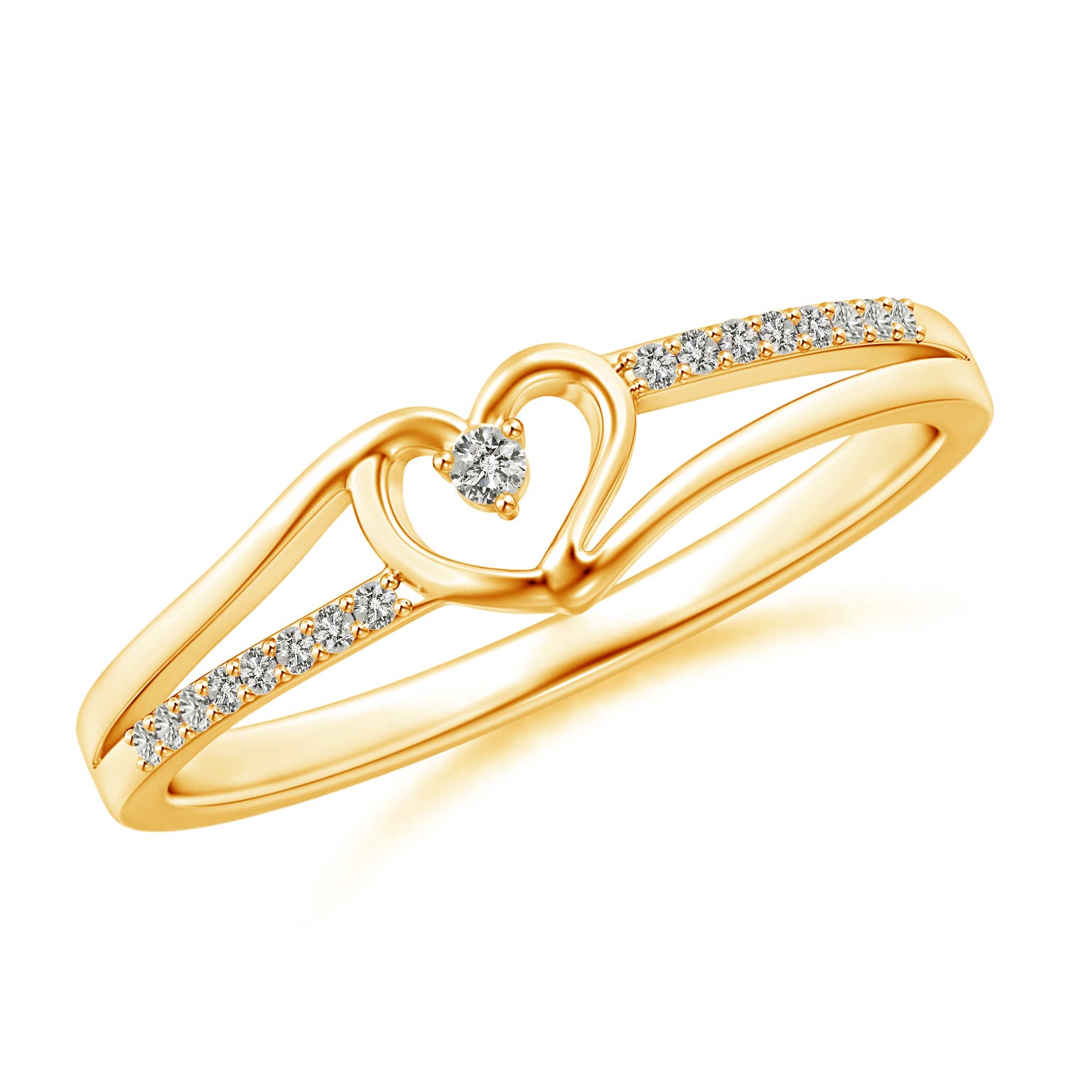 K, I3 / 0.06 CT / 14 KT Yellow Gold