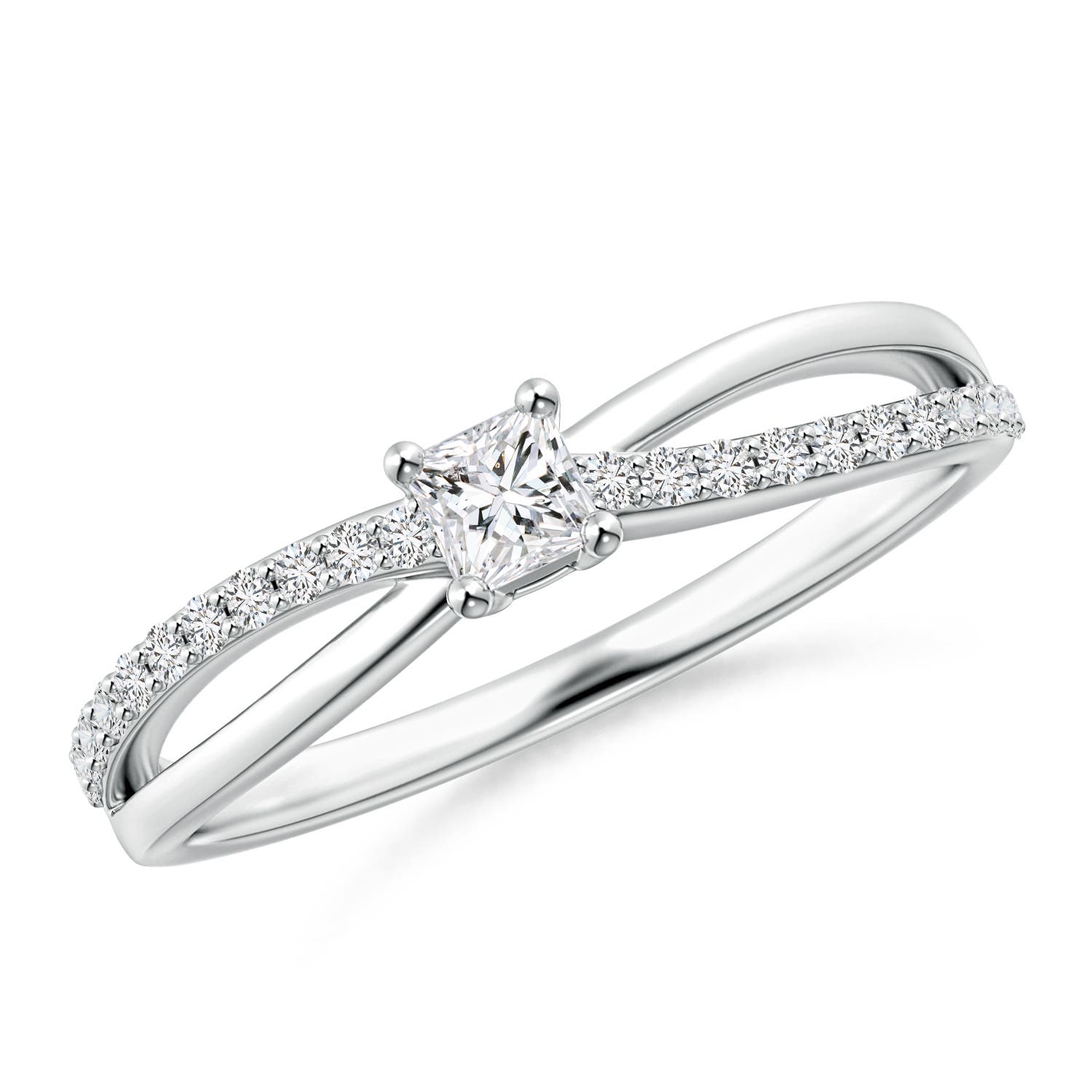H, SI2 / 0.32 CT / 14 KT White Gold