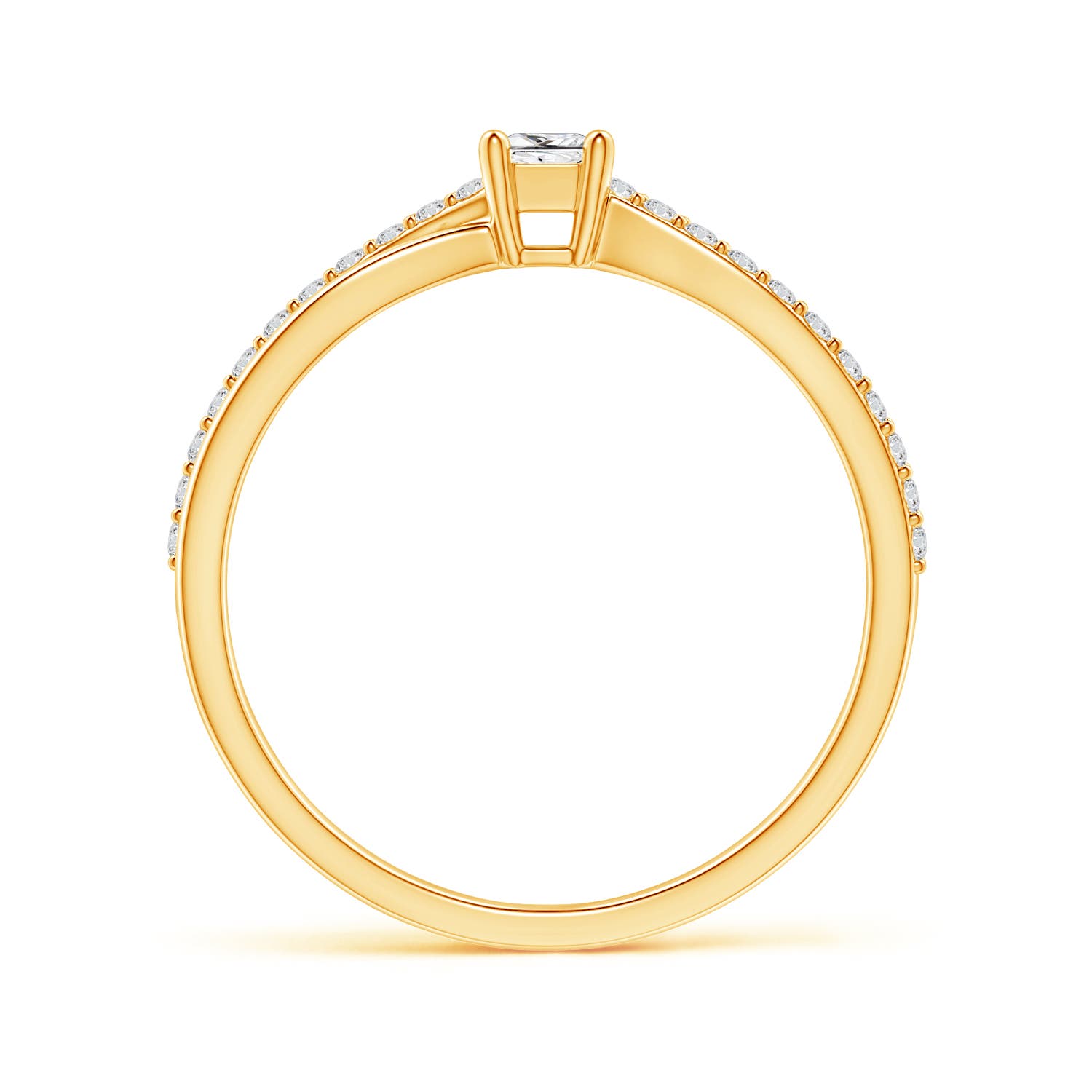 H, SI2 / 0.32 CT / 14 KT Yellow Gold