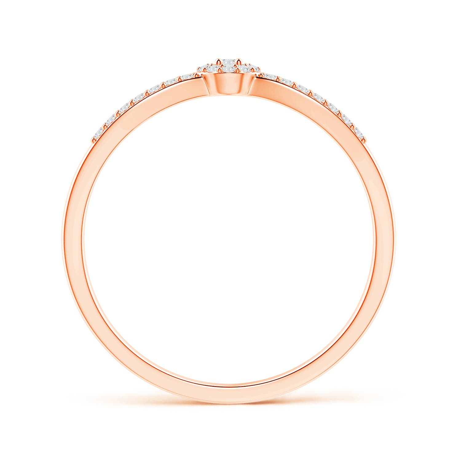 G, VS2 / 0.17 CT / 14 KT Rose Gold