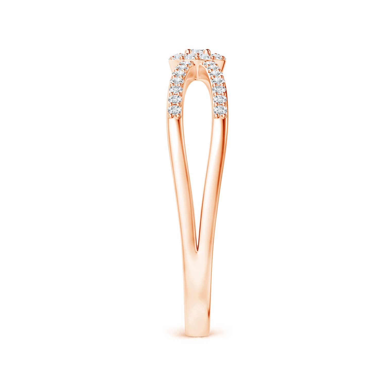 G, VS2 / 0.17 CT / 14 KT Rose Gold